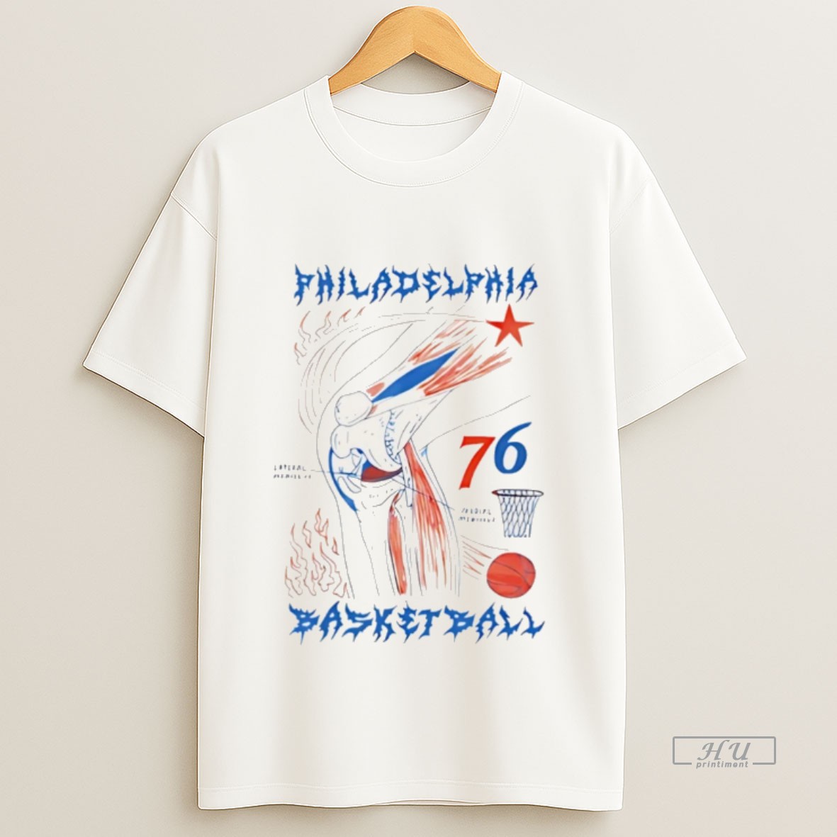 Officials Philadelphia Basketball Knee 76 Christmas Sweatshirt Tee