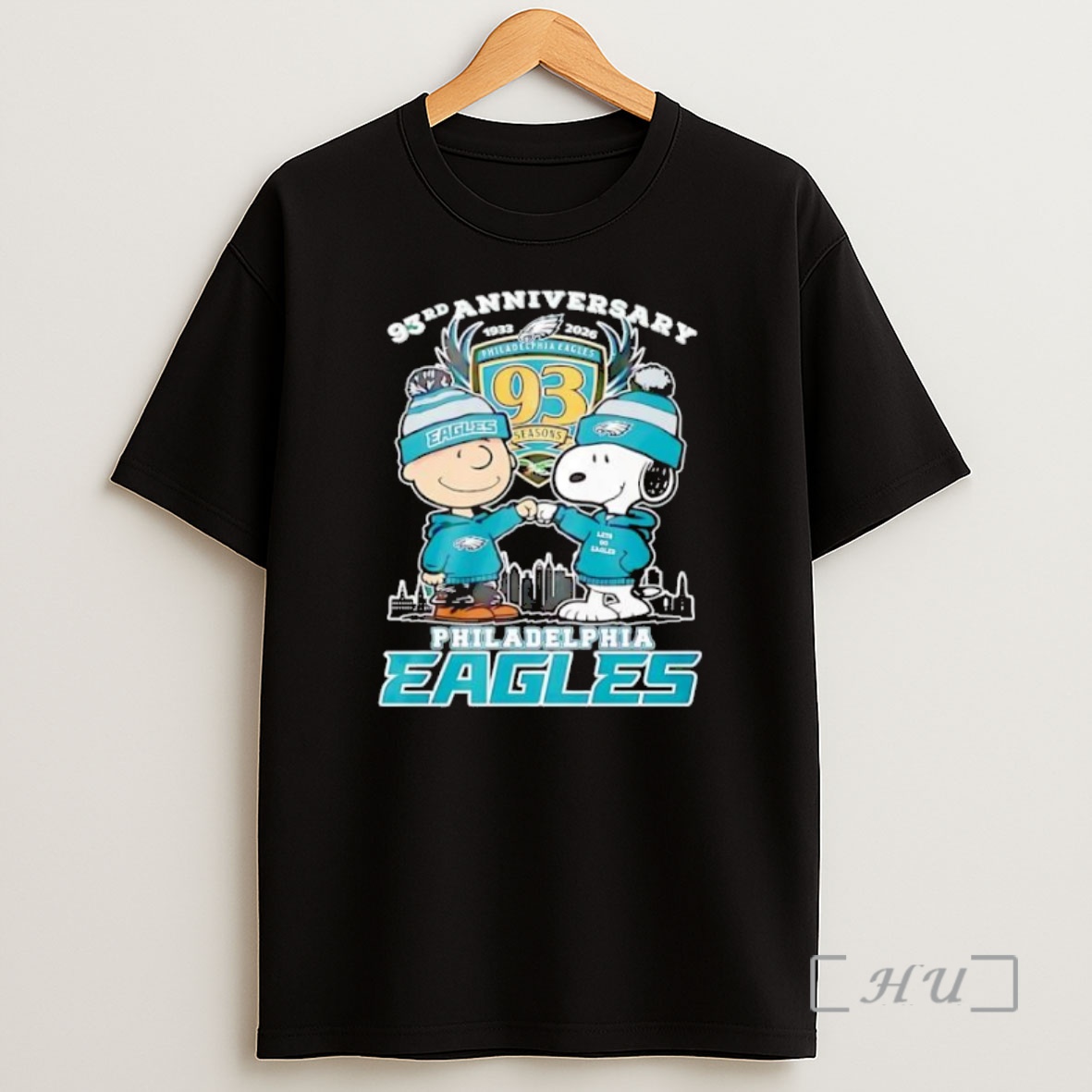 Officials Philadelphia Eagles 93rd Anniversary 1933 2026 Snoopy Peanuts Premium Shirt Sweatshirt Tee