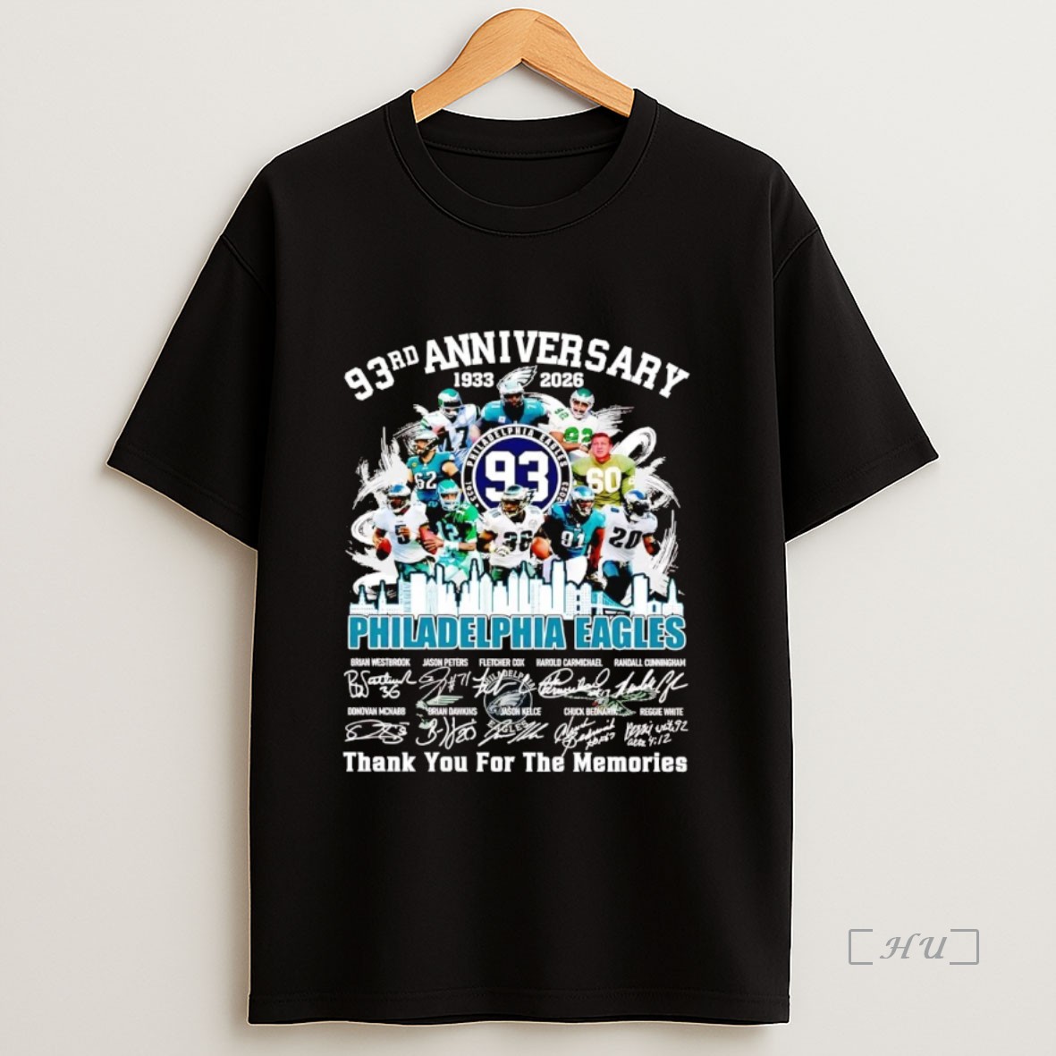 Officials Philadelphia Eagles 93rd Anniversary 2026 Thank You For The Memories Premium Shirt Sweatshirt Tee