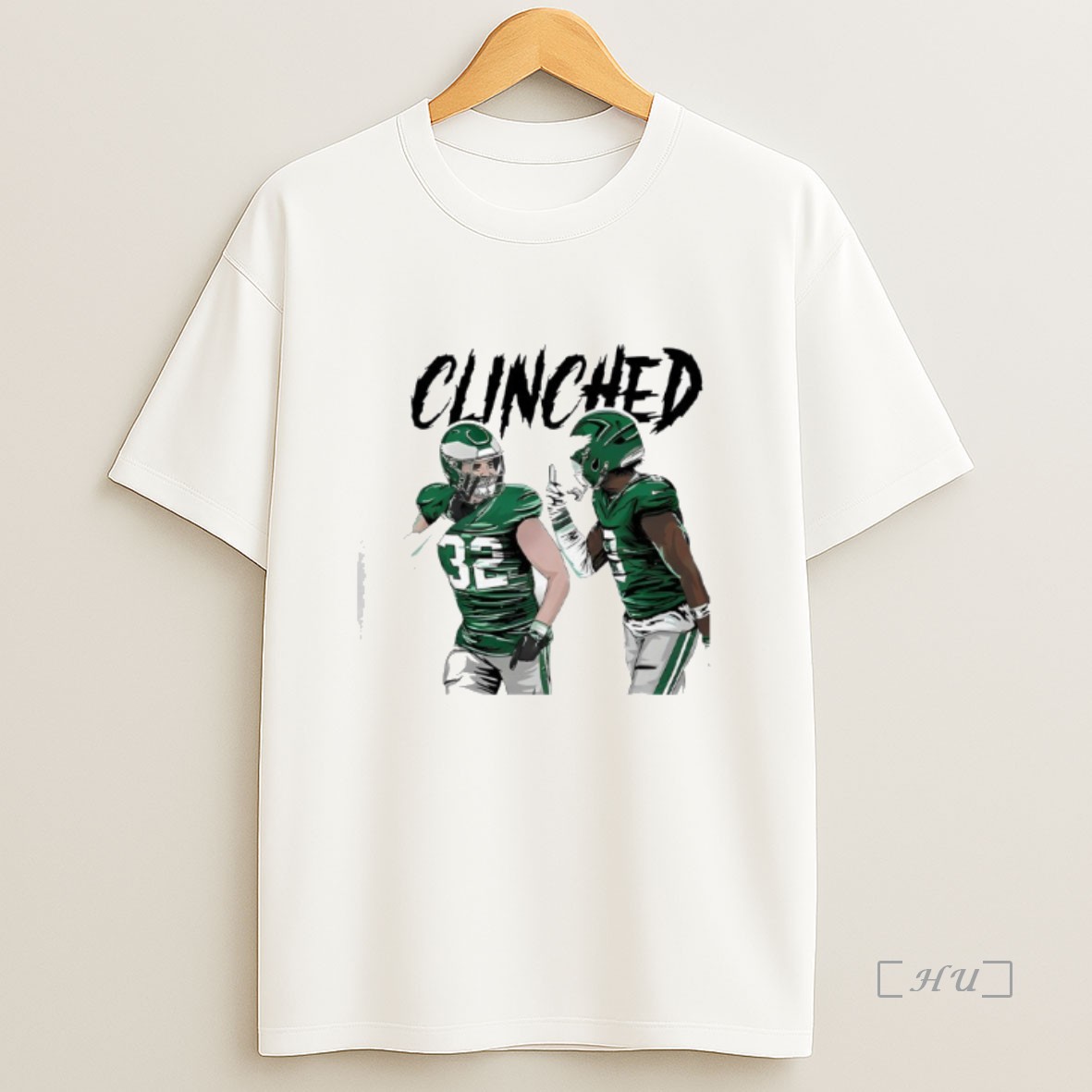 Officials Philadelphia Eagles Clinched Reed Blankenship Ft Cj Gardner Johnson Premium Shirt Sweatshirt Tee
