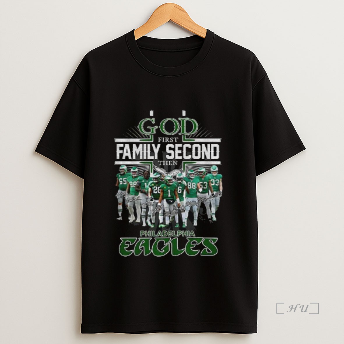 Officials Philadelphia Eagles God First Family Second Then Broncos Football Nfl Football Premium Shirt Sweatshirt Tee
