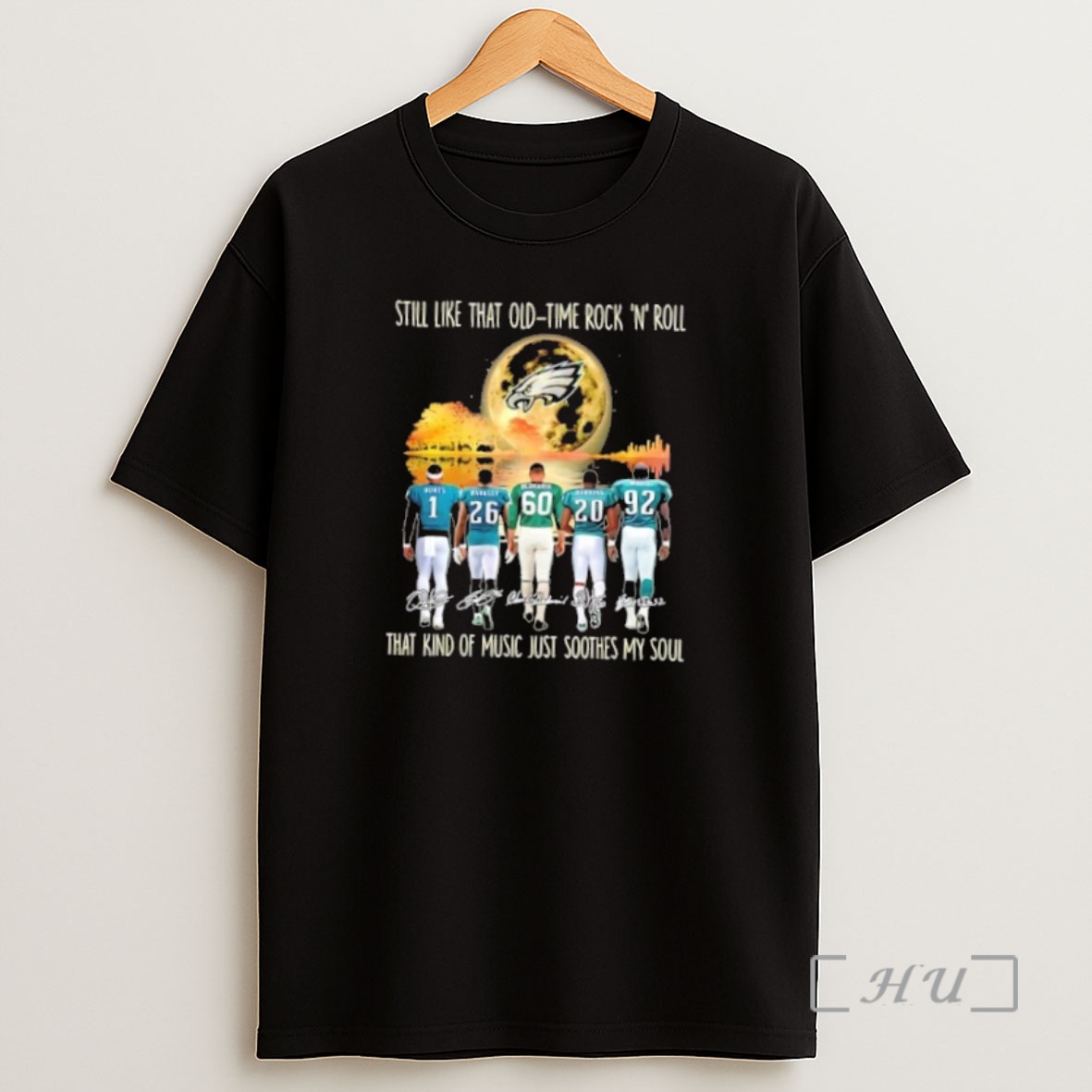 Officials Philadelphia Eagles Jalen Hurts And Legends Still Like That Old Tome Rock N Roll That Kind Of Music Just Soothes My Soul Premium Shirt Sweatshirt Tee