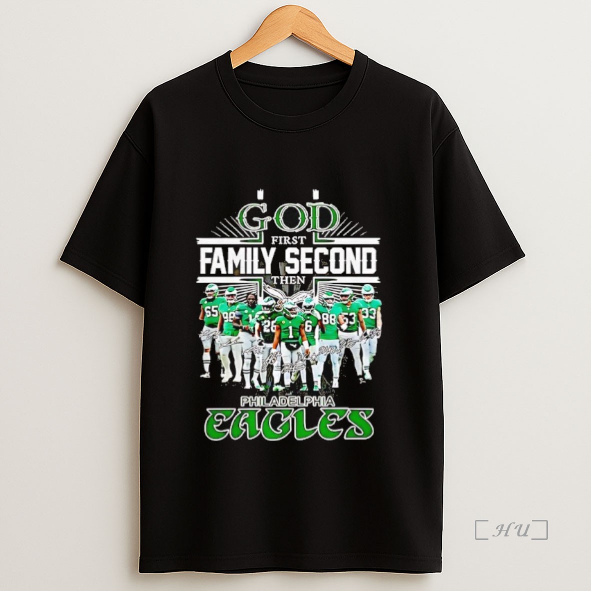 Officials Philadelphia Eagles God First Family Cecond Then Broncos Football Nfl Football Premium Shirt Sweatshirt Tee