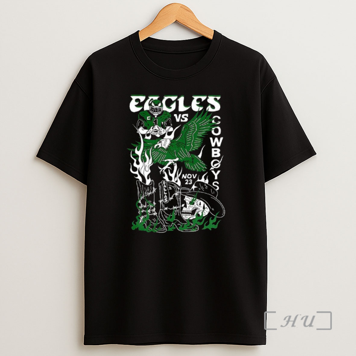 Officials Philadelphia Eagles Vs Dallas Cowboys Nfl Week 12 2025 Horror Graphic Premium Shirt Sweatshirt Tee