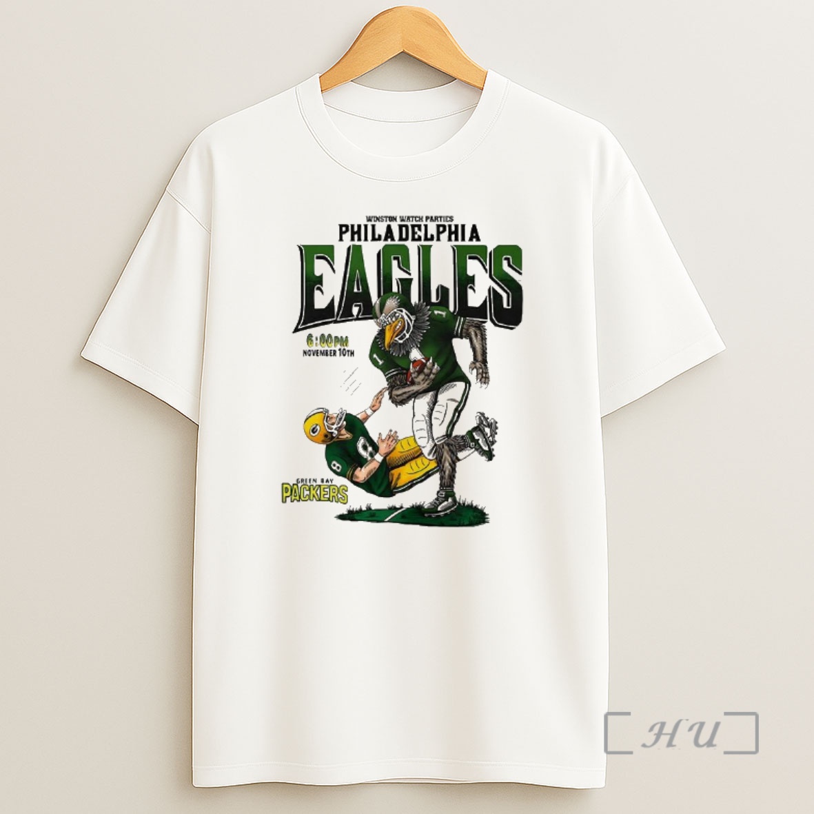 Officials Philadelphia Eagles Vs Green Bay Packers Nfl Week 10 2025 Premium Shirt Sweatshirt Tee