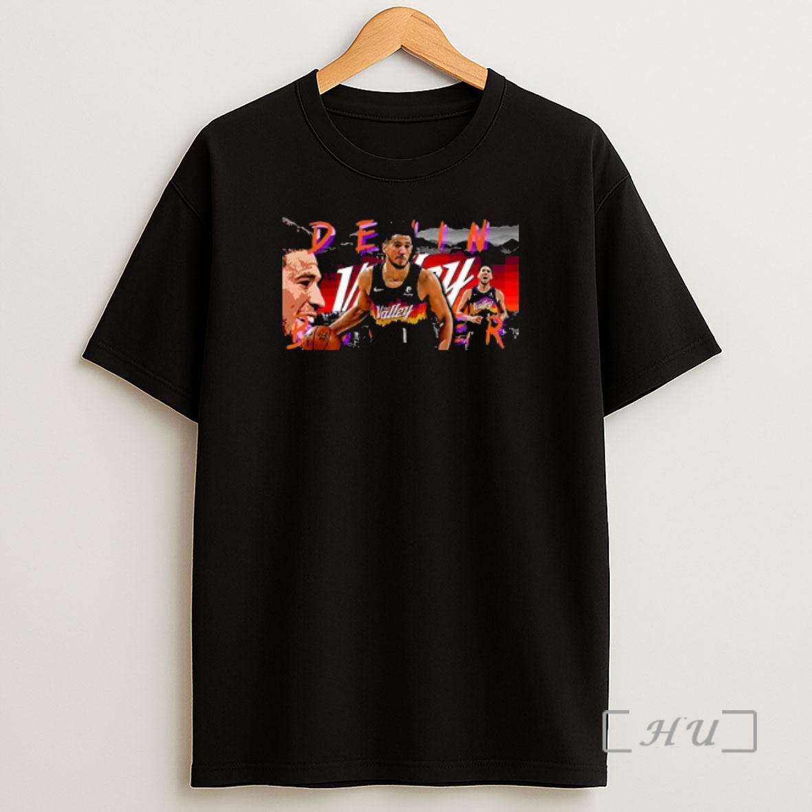 Officials Phoenix Suns Devin Booker Collage Basketball Graphic Retro Premium Shirt Sweatshirt Tee