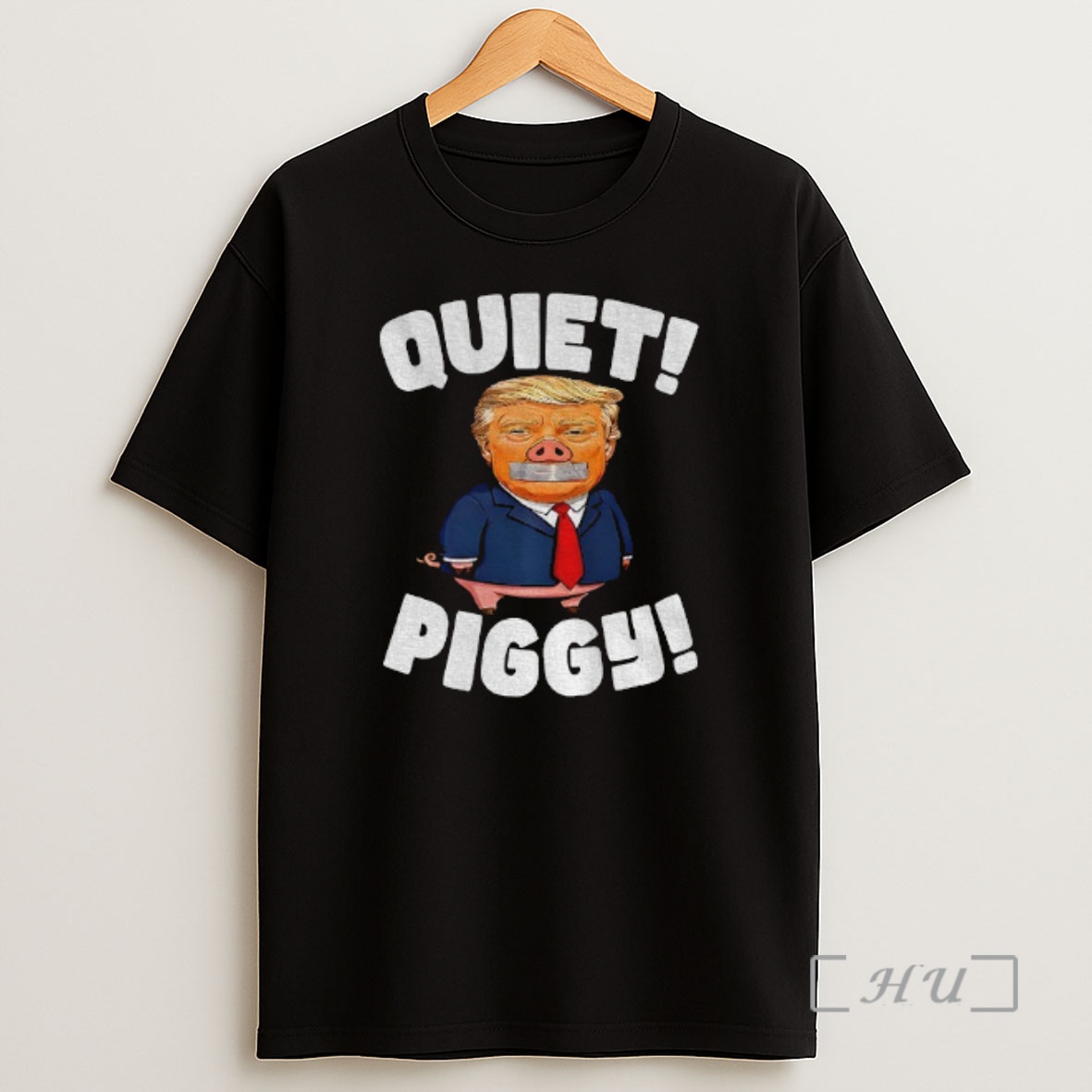 Officials Piggy Trump Quiet Piggy Funny Anti Trump 2025 Premium Shirt Sweatshirt Tee