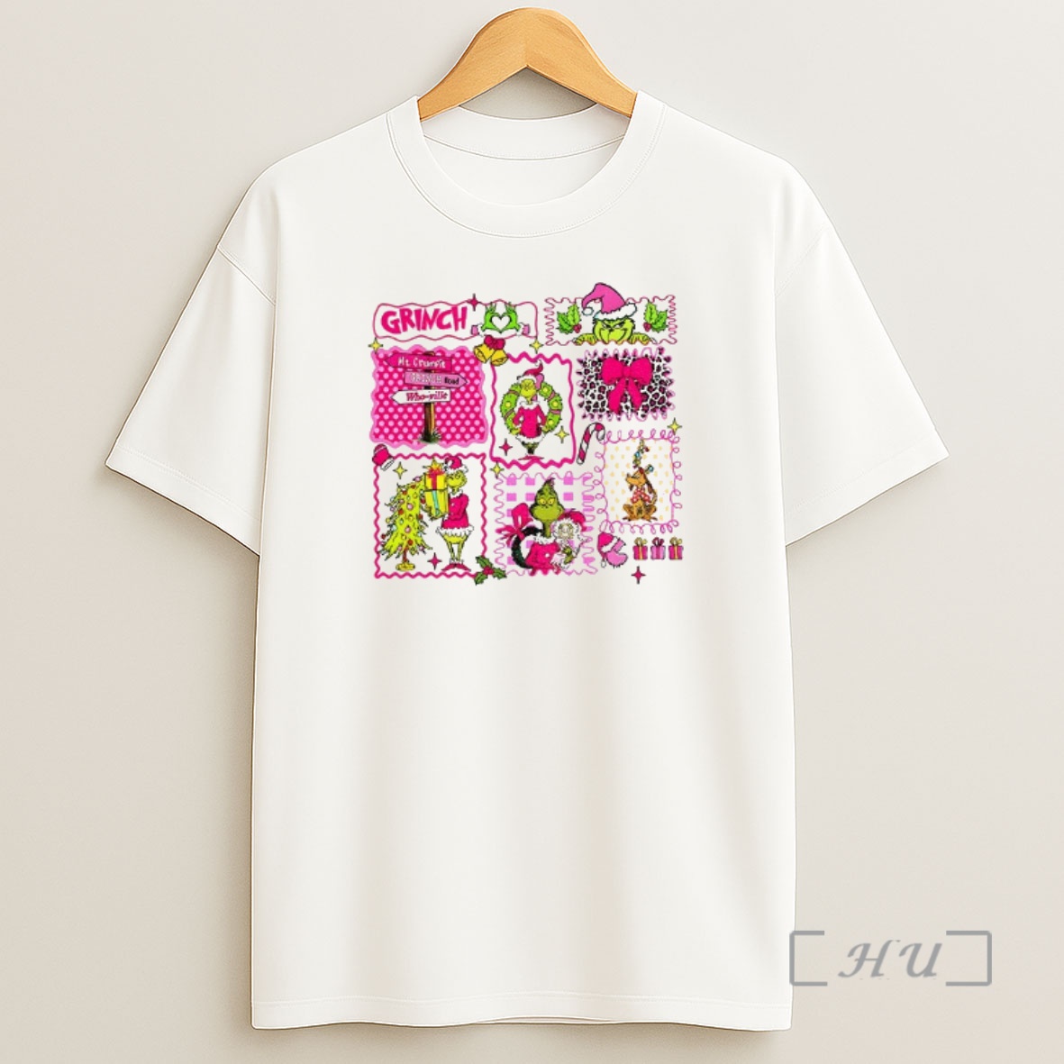 Officials Pink Grichmas Christmas Leopard Green Xmas Grinch And Friends Premium Shirt Sweatshirt Tee