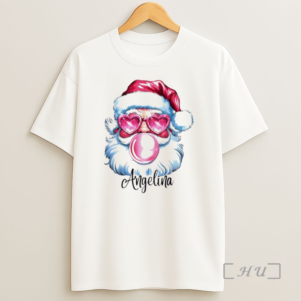 Officials Pink Santa Hat 2025 Personalized Ornaments White Premium Shirt Sweatshirt Tee