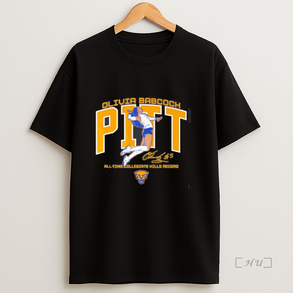Officials Pittsburgh Panthers Olivia Babcock Queen Of Kills All Time Collegiate Kills Record Premium Shirt Sweatshirt Tee
