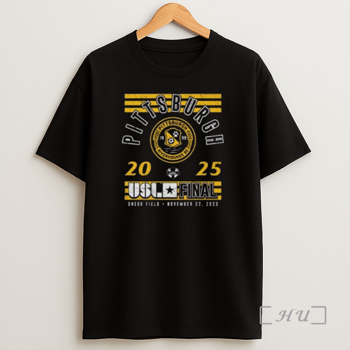 Officials Pittsburgh Riverhounds Sc 2025 Usl Championship Final Oneok Field November 22 2025 Circle Black Premium Shirt Sweatshirt Tee