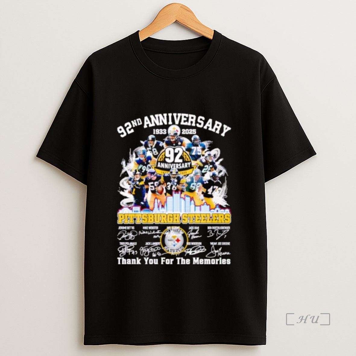 Officials Pittsburgh Steelers 92nd Anniversary 1933 2025 Thank You For The Memories Premium Shirt Sweatshirt Tee