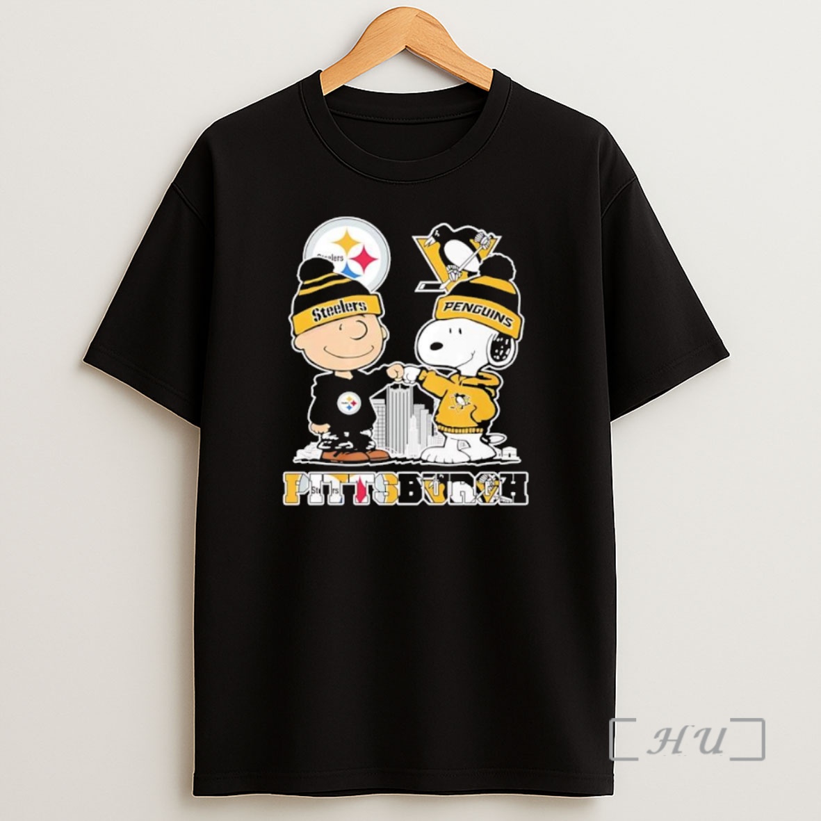 Officials Pittsburgh Steelers And Peguins X Snoopy Charlie Brown Premium Shirt Sweatshirt Tee