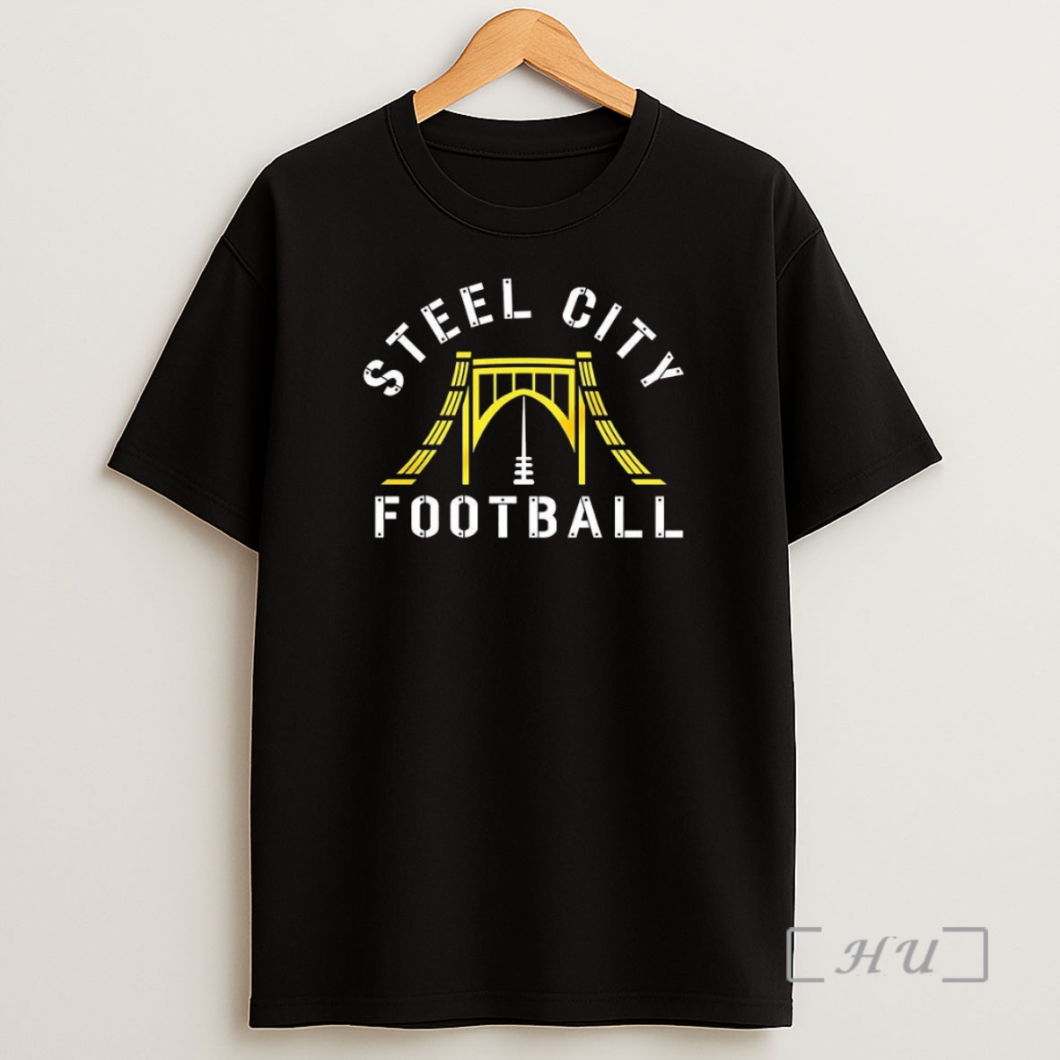 Officials Pittsburgh Steelers Steel City Football Bridge Logo Premium Shirt Sweatshirt Tee