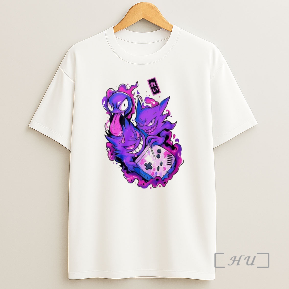 Officials Pokemon Game Console Gastly Haunter Gengar Premium Shirt Sweatshirt Tee