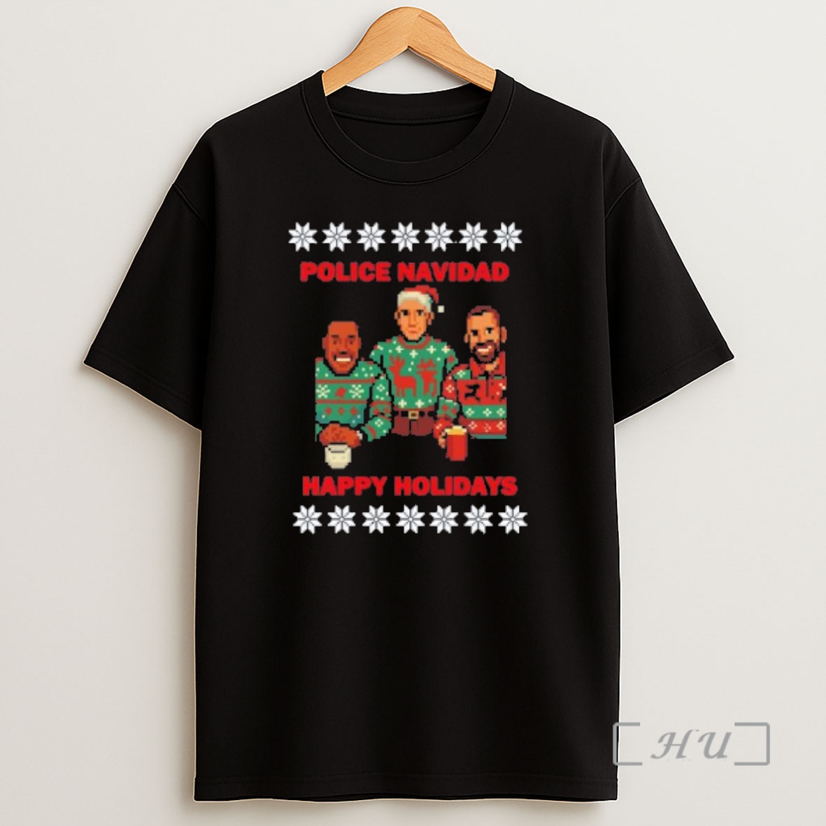 Officials Police Navidad Happy Holidays Ugly Christmas Sweat Premium Shirt Sweatshirt Tee