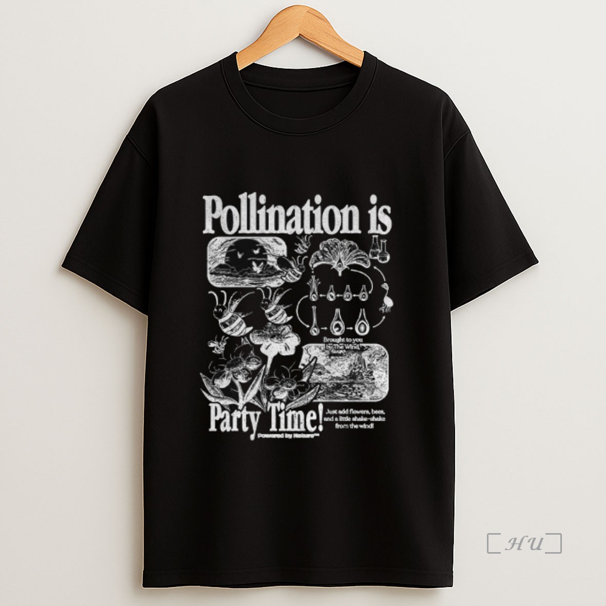 Officials Pollination Is Party Time Just Ass Flowers Bees And A Little Vintage Premium Shirt Sweatshirt Tee