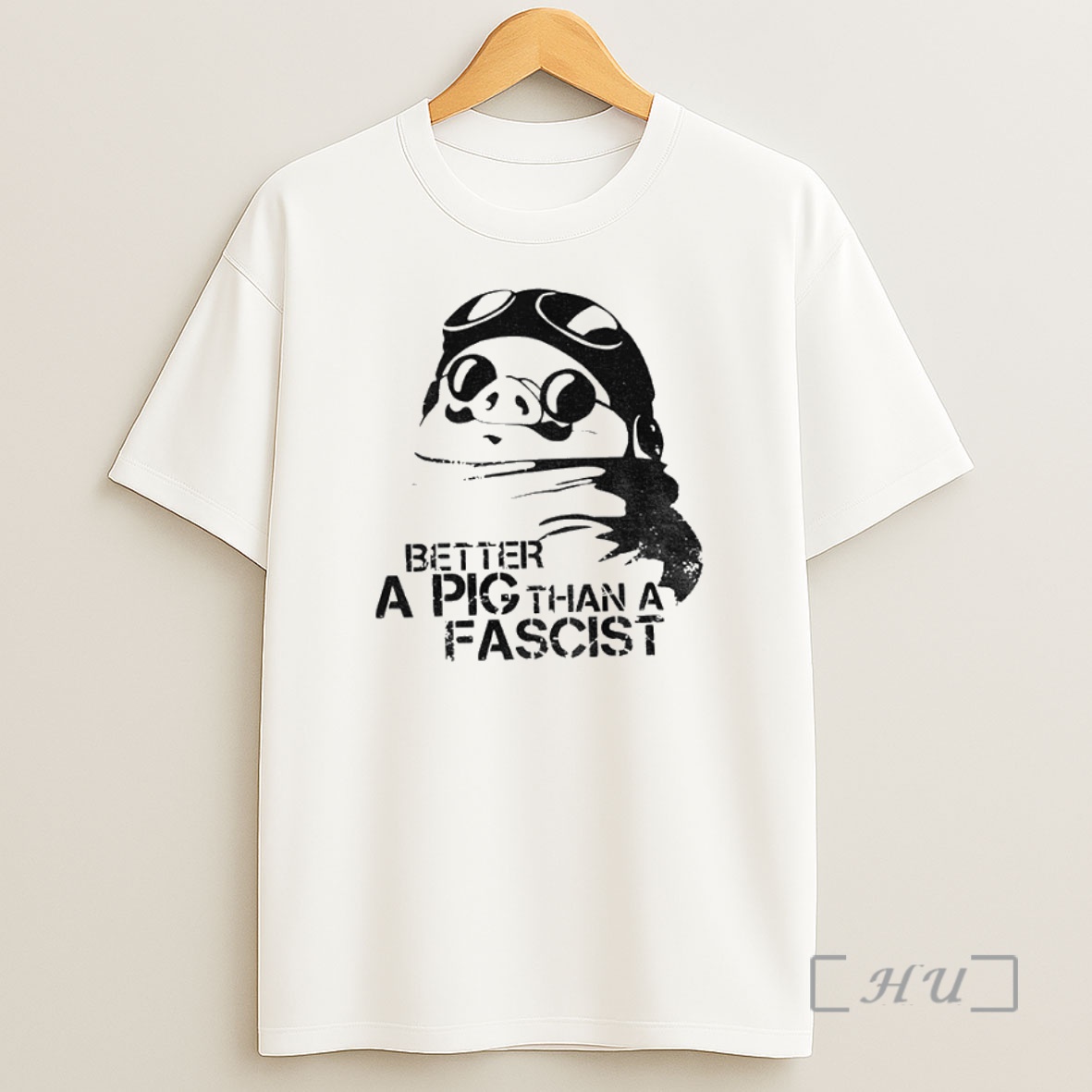 Officials Porco Rosso Better A Pig Than A Fascist Political Statement Premium Shirt Sweatshirt Tee