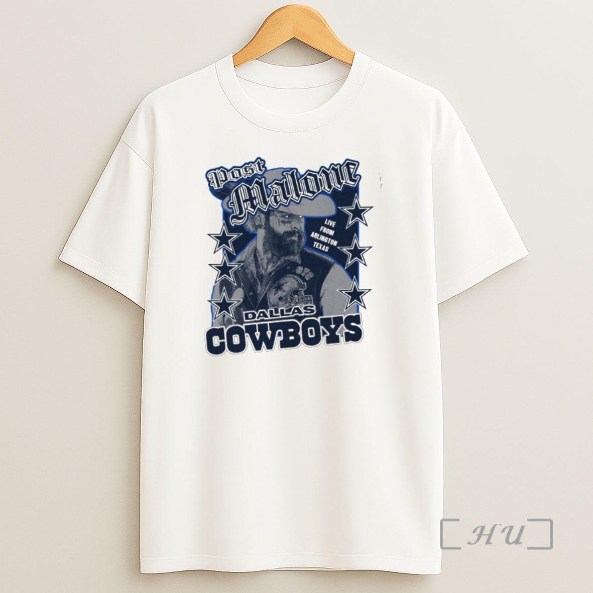 Officials Post Malone White Dallas Cowboys Arlington Concert Premium Shirt Sweatshirt Tee