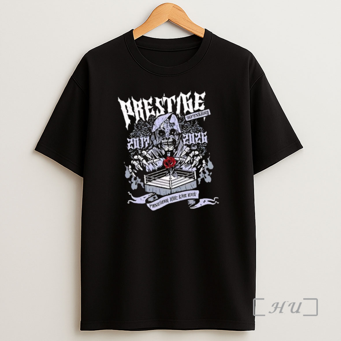 Officials Prestige Wrestling The End Is Near Roseland Xiii Event Skeletal Figure Design Premium Shirt Sweatshirt Tee