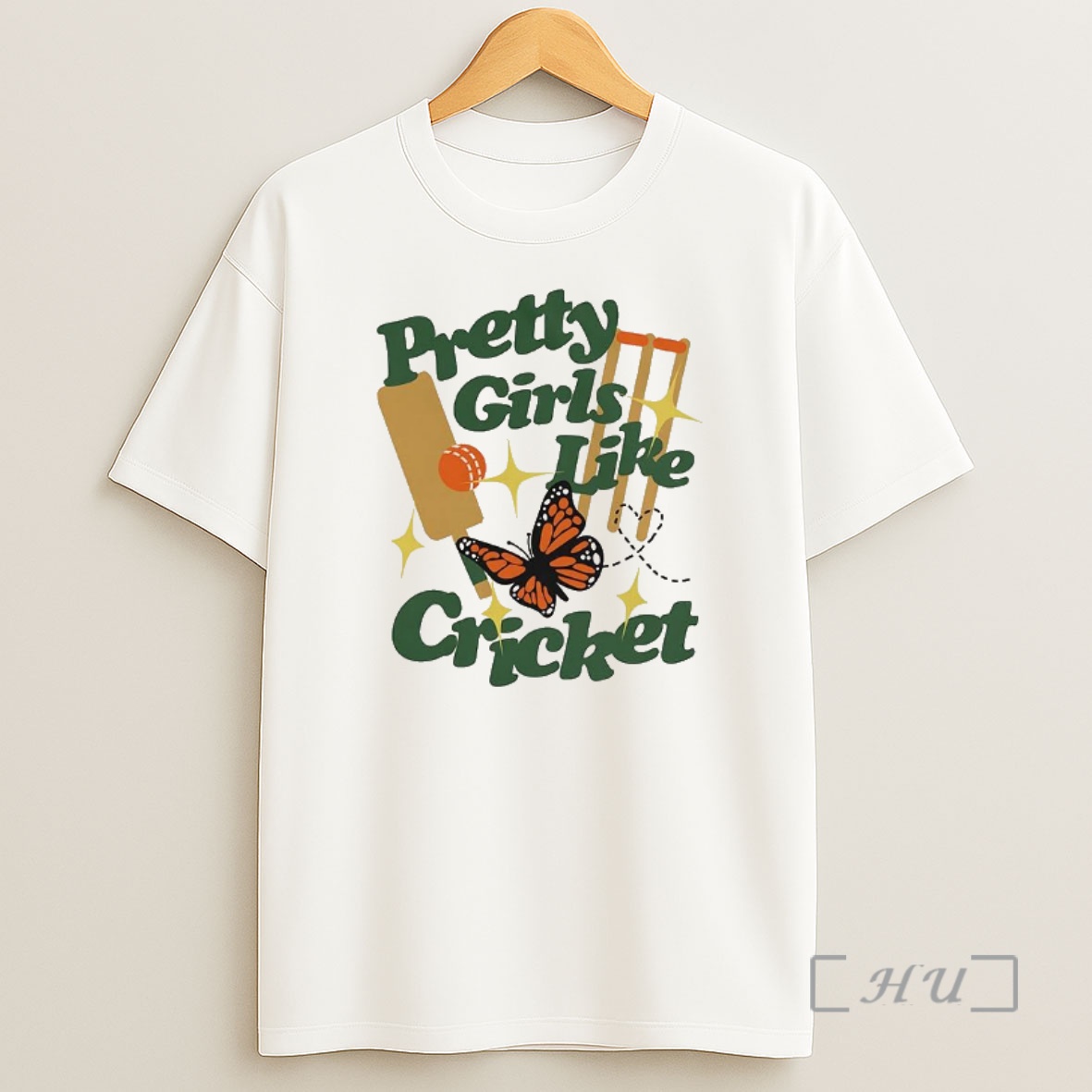 Officials Pretty Girls Like Cricket Butterfly Premium Shirt Sweatshirt Tee
