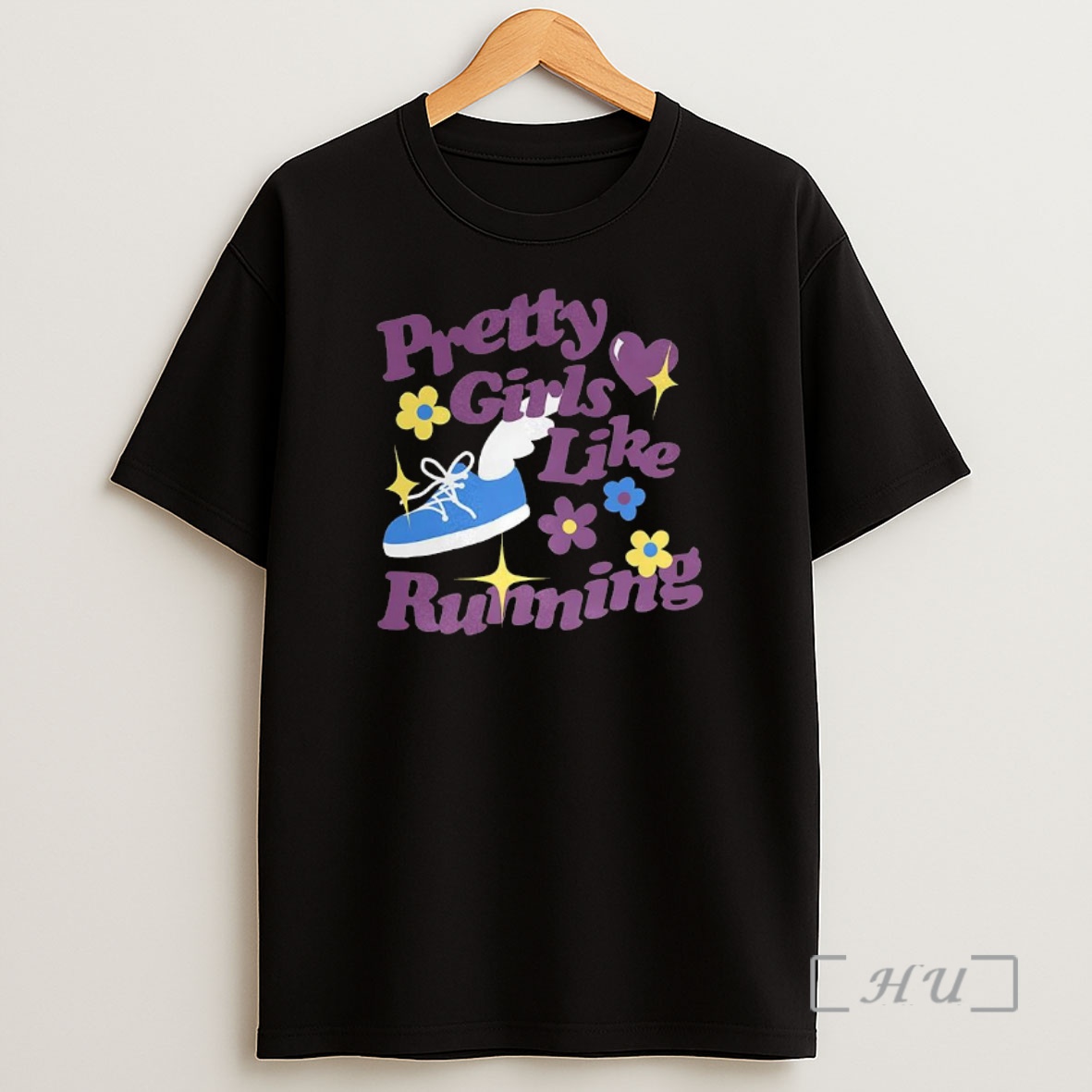 Officials Pretty Girls Like Running Winged Shoes Premium Shirt Sweatshirt Tee