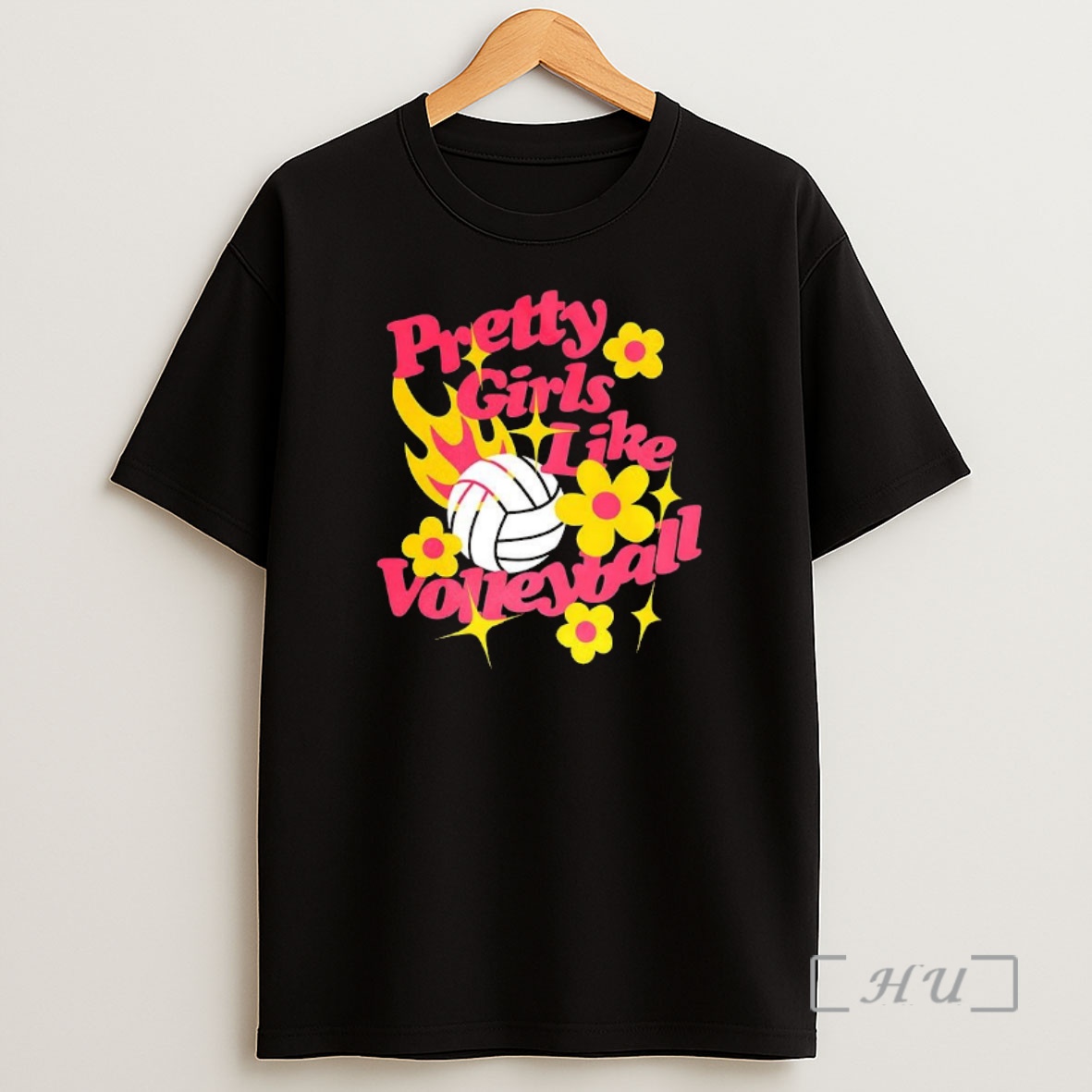 Officials Pretty Girls Like Volleyball Flowers Premium Shirt Sweatshirt Tee