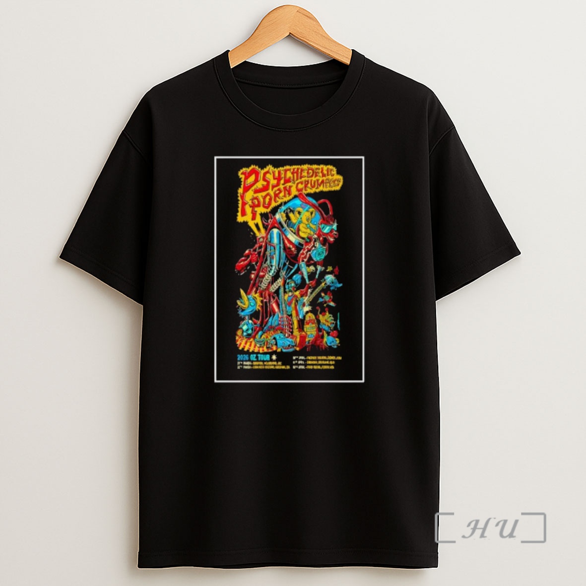 Officials Psychedelic Porn Crumpets 2026 Oz New Tour Premium Shirt Sweatshirt Tee