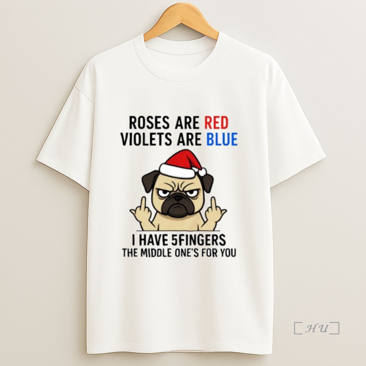 Officials Pug Dog Roses Are Red Violets Are Blue Ornaments Premium Shirt Sweatshirt Tee