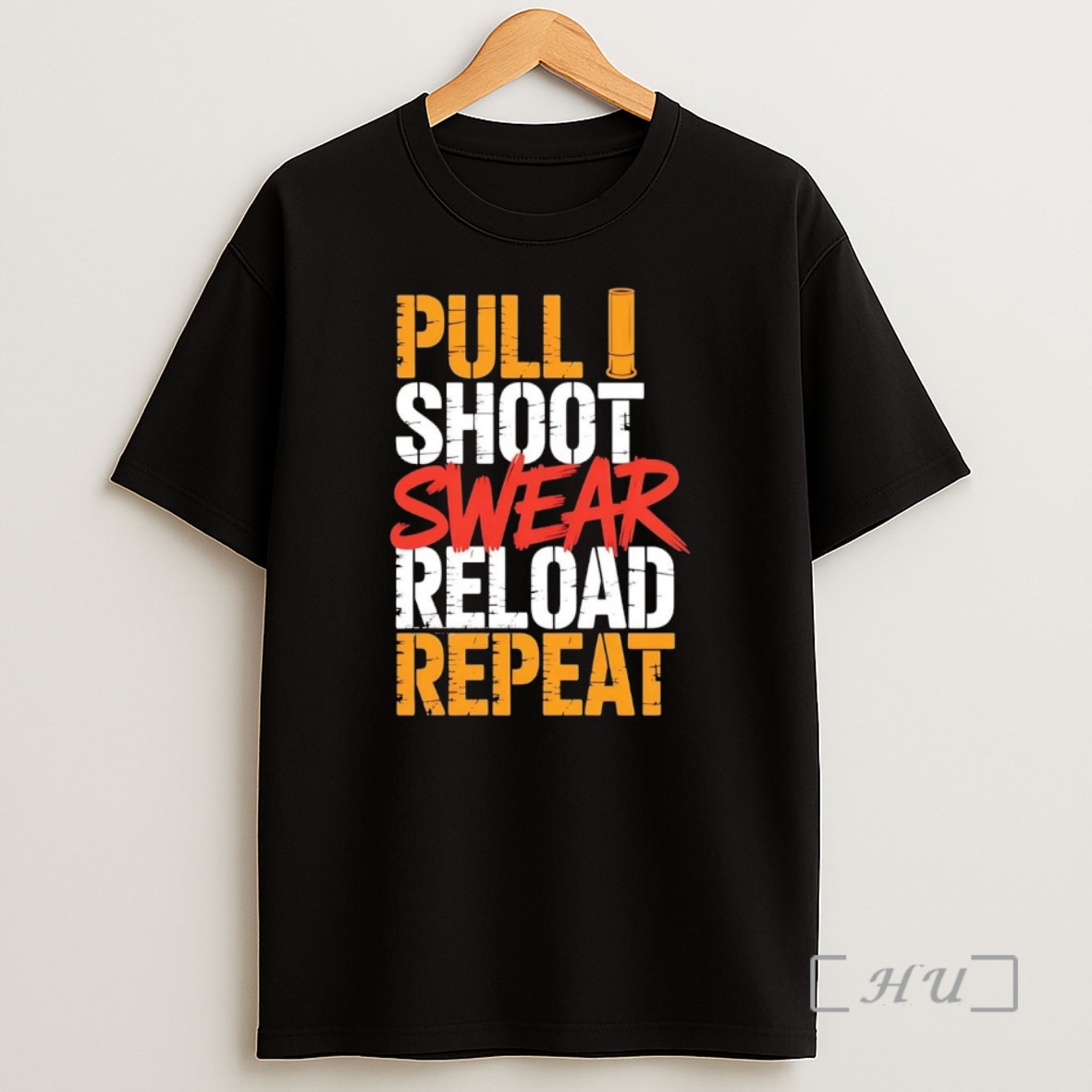 Officials Pull Shoot Swear Reload Repeat Premium Shirt Sweatshirt Tee