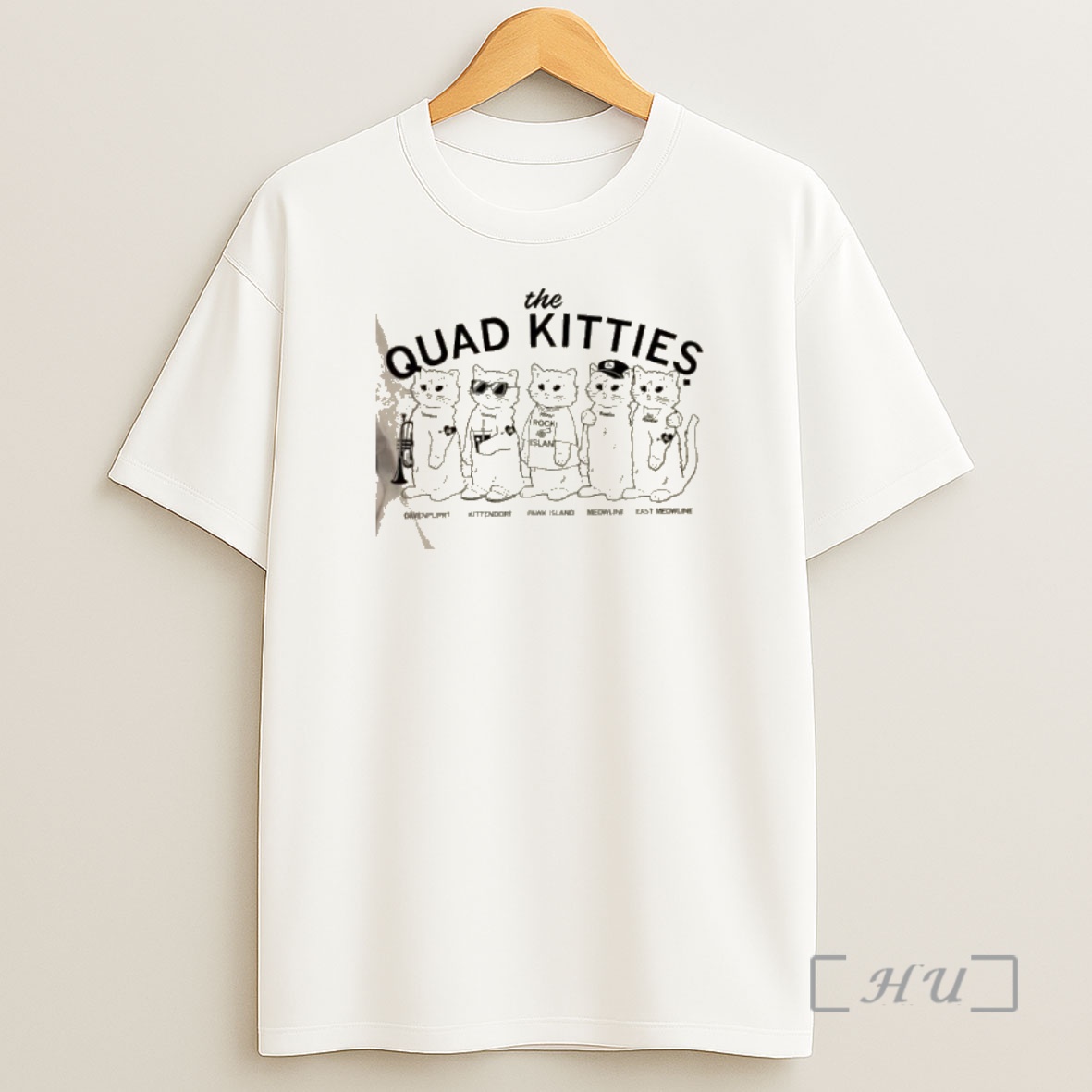 Officials Quad Kitties Davenpurrt Kittendorf Pawk Island Meowline East Meowline Premium Shirt Sweatshirt Tee
