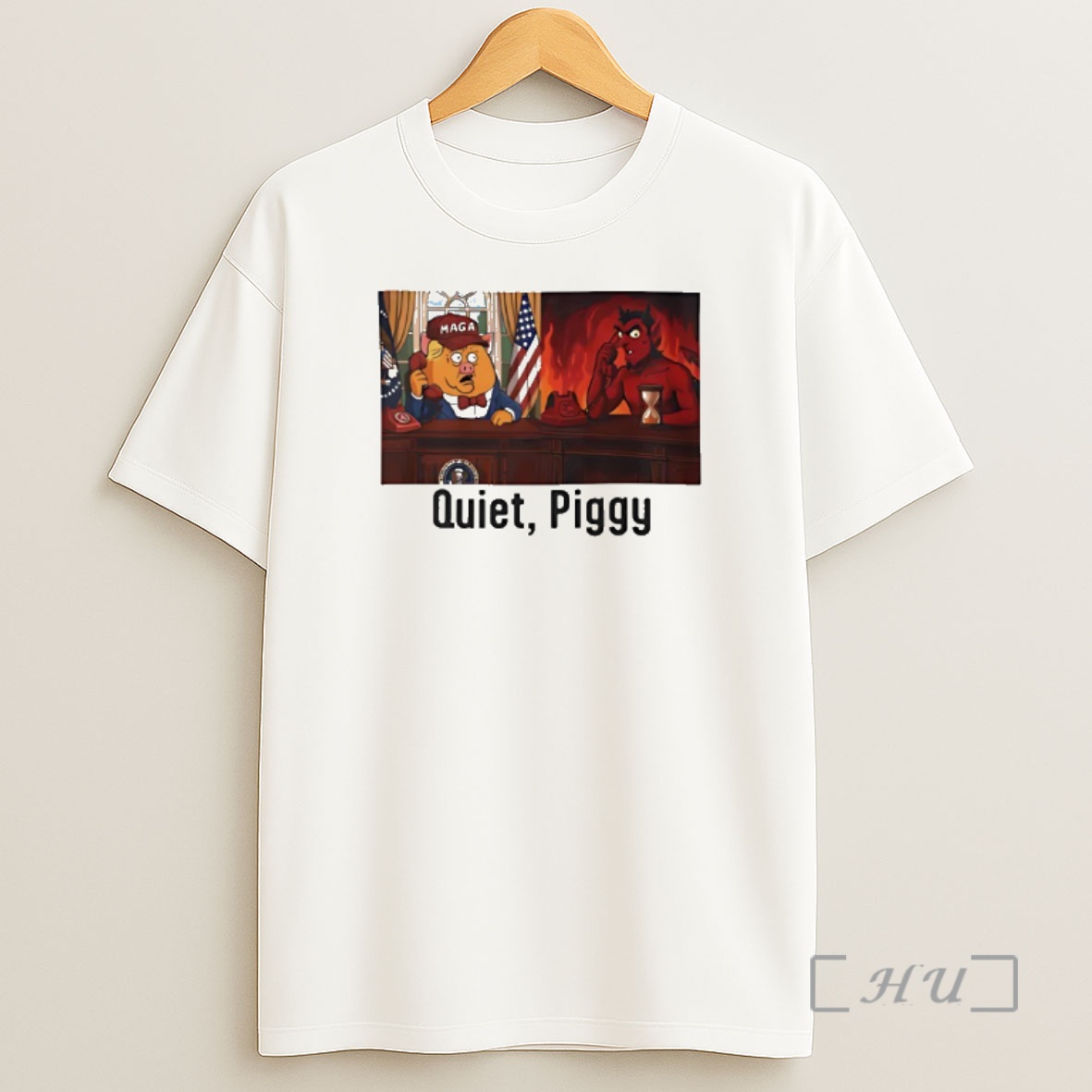 Officials Quiet Piggy Anti Trump Devil Premium Shirt Sweatshirt Tee