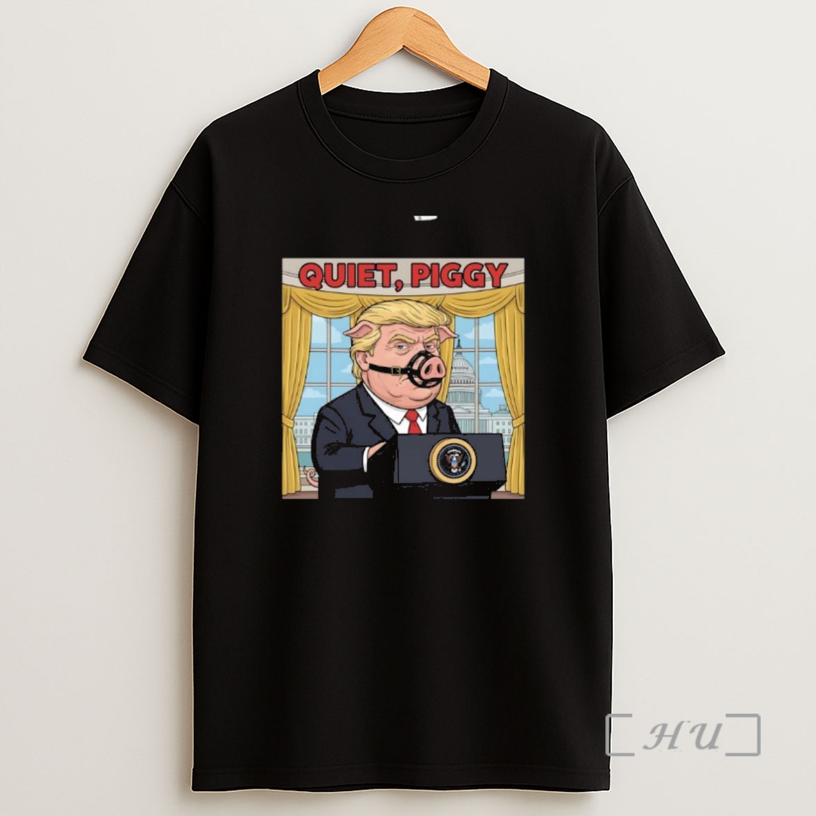 Officials Quiet Piggy Anti Trump Liberal Democrat Premium Shirt Sweatshirt Tee