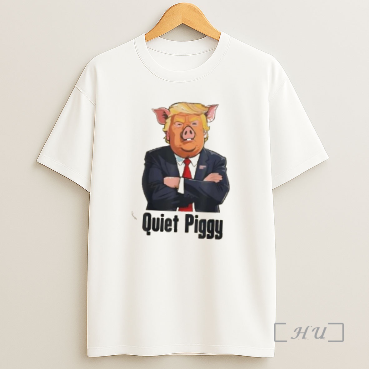 Officials Quiet Piggy Donald Trump Caricature Premium Shirt Sweatshirt Tee