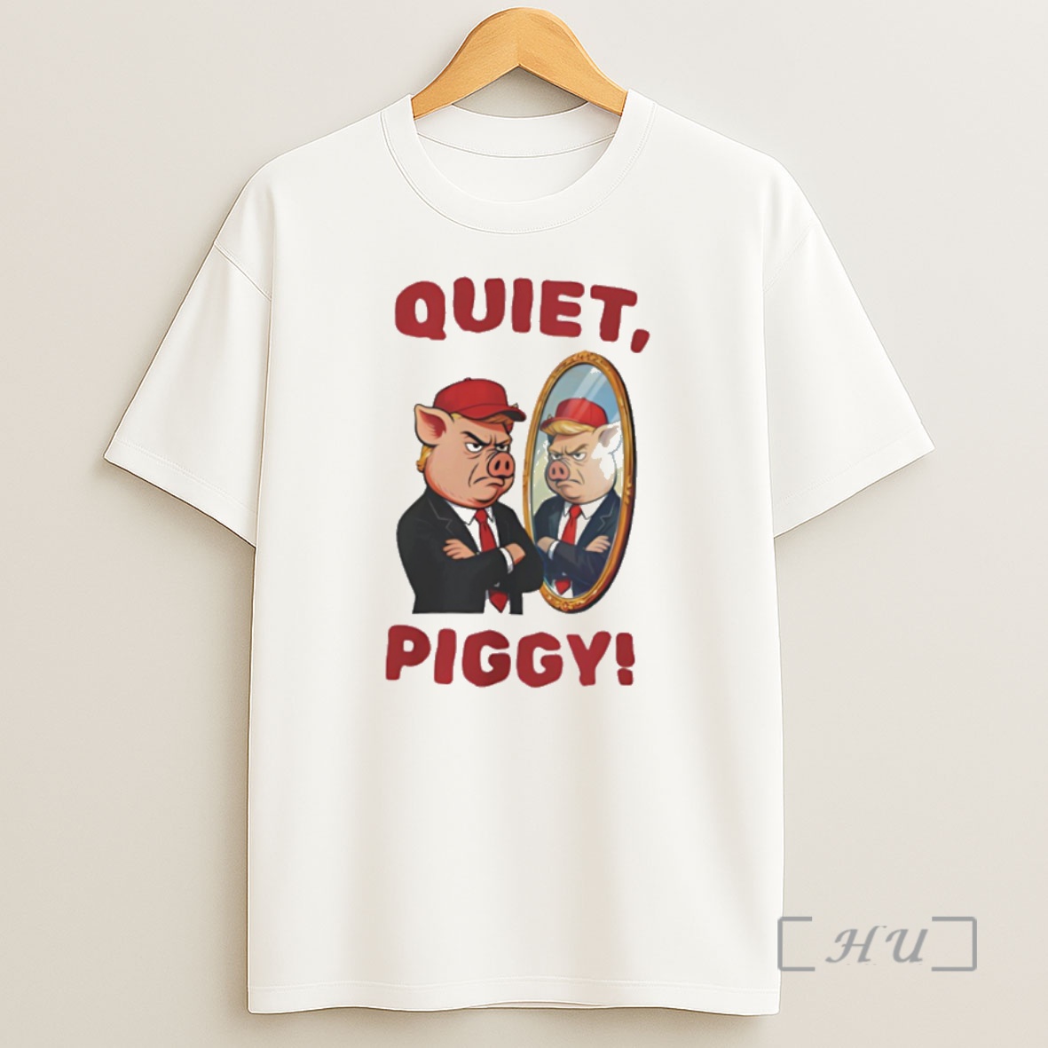 Officials Quiet Piggy Meme Anti Trump Satirical 2025 Premium Shirt Sweatshirt Tee