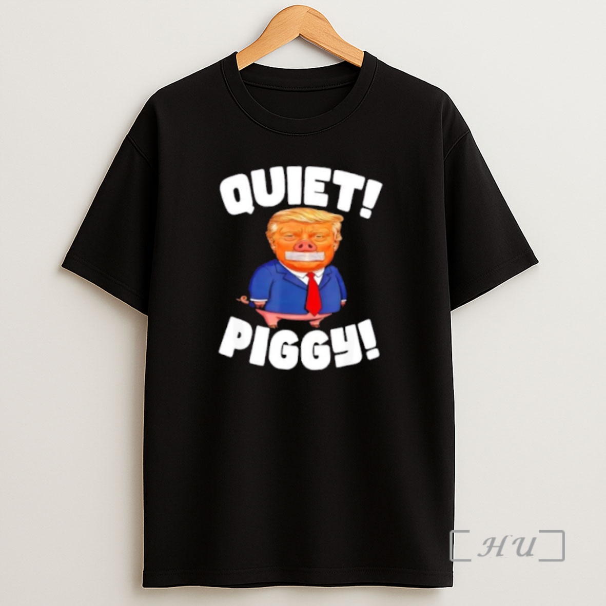 Officials Quiet Piggy Piggy Trump Caricature Funny Premium Shirt Sweatshirt Tee