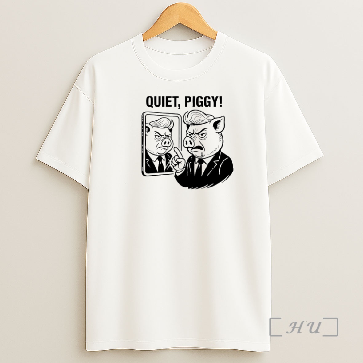 Officials Quiet Piggy Pointing Angrily Anti Trump Premium Shirt Sweatshirt Tee