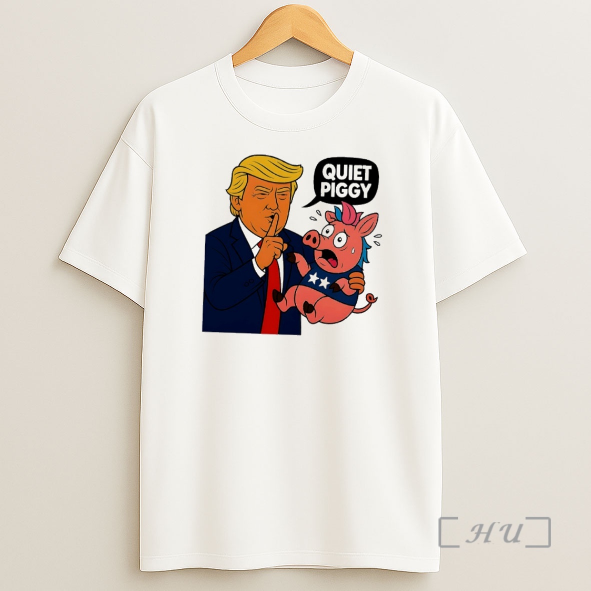 Officials Quiet Piggy President Donald Trump Maga Premium Shirt Sweatshirt Tee