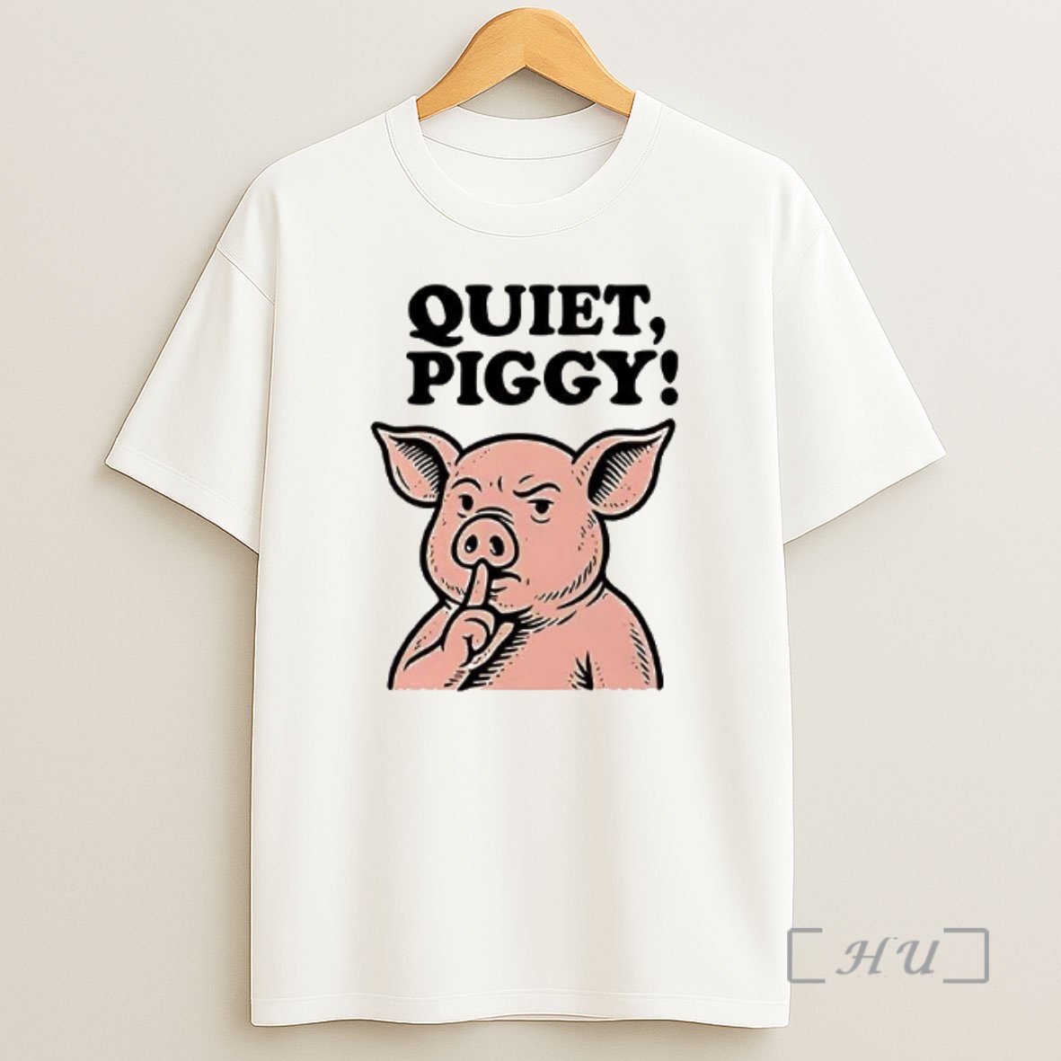 Officials Quiet Piggy Satirical Trump Premium Shirt Sweatshirt Tee