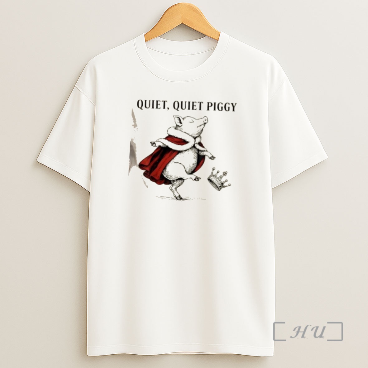 Officials Quiet Quiet Piggy Dancing Pig Kicking Crown Premium Shirt Sweatshirt Tee