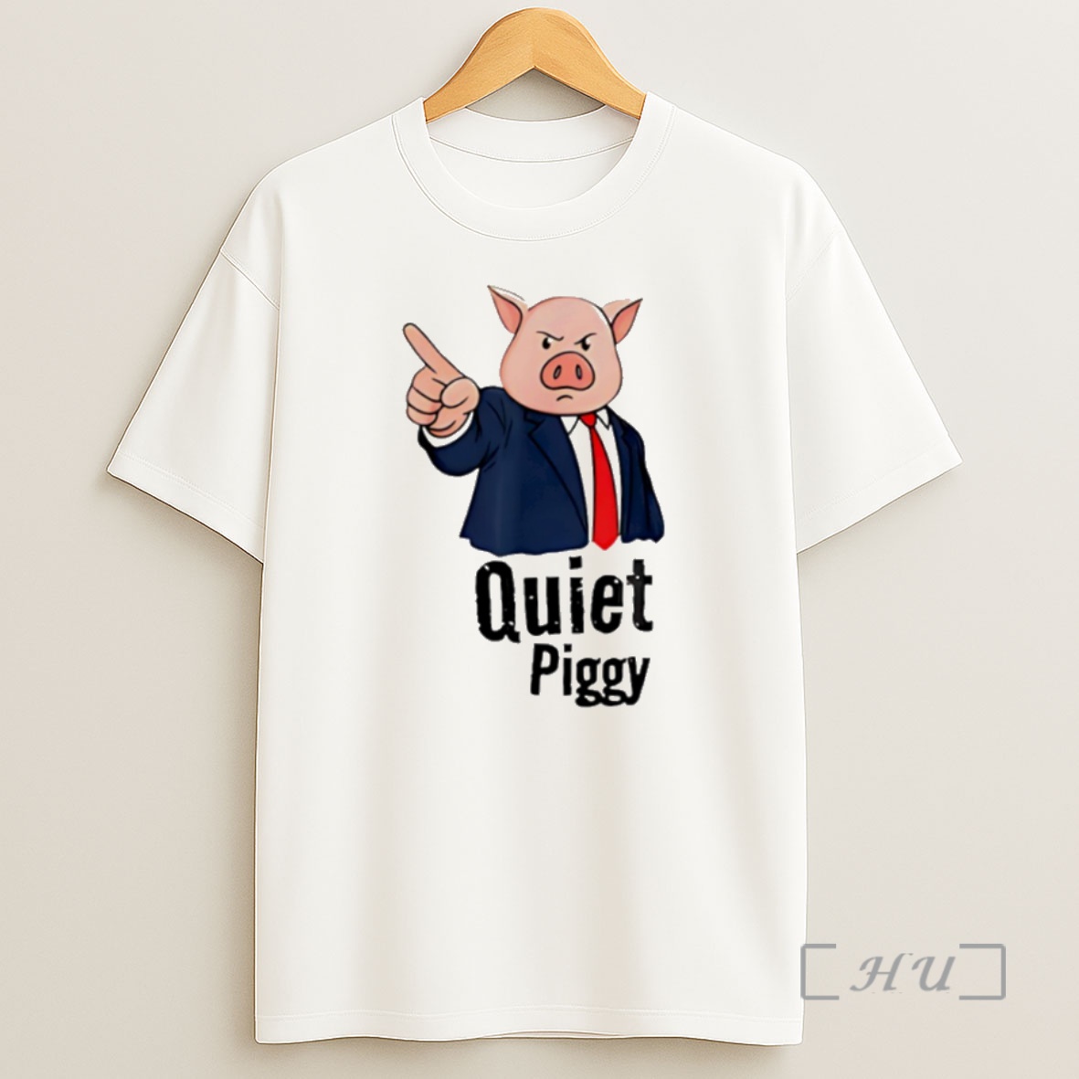 Officials Quiet Quiet Piggy Trump Kicking Crown Premium Shirt Sweatshirt Tee