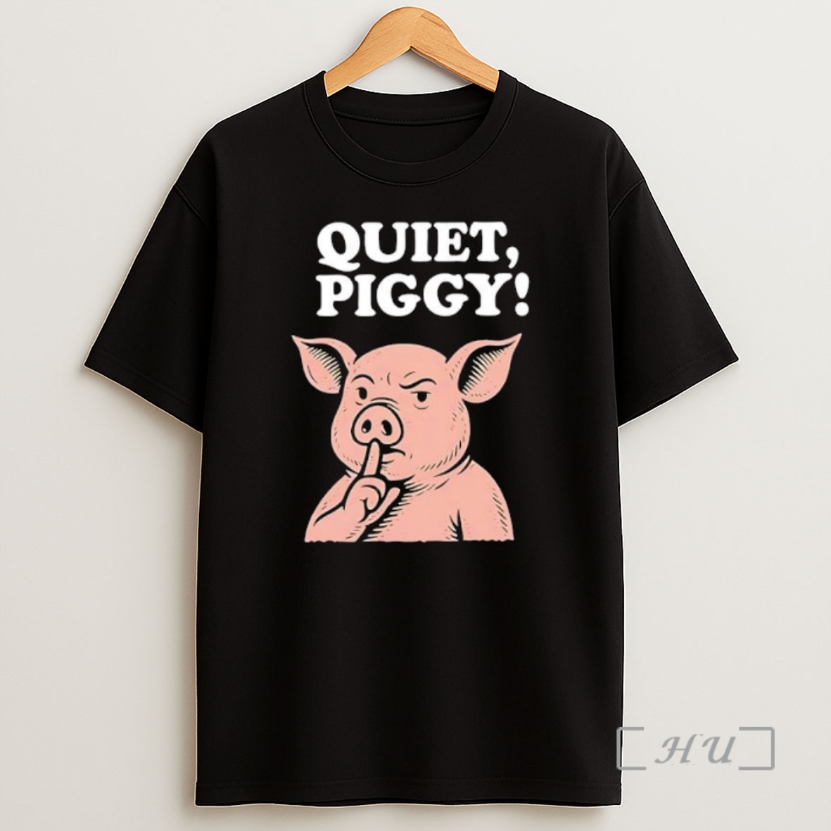 Officials Quiet Piggy Satirical Trump Funny Political Premium Shirt Sweatshirt Tee