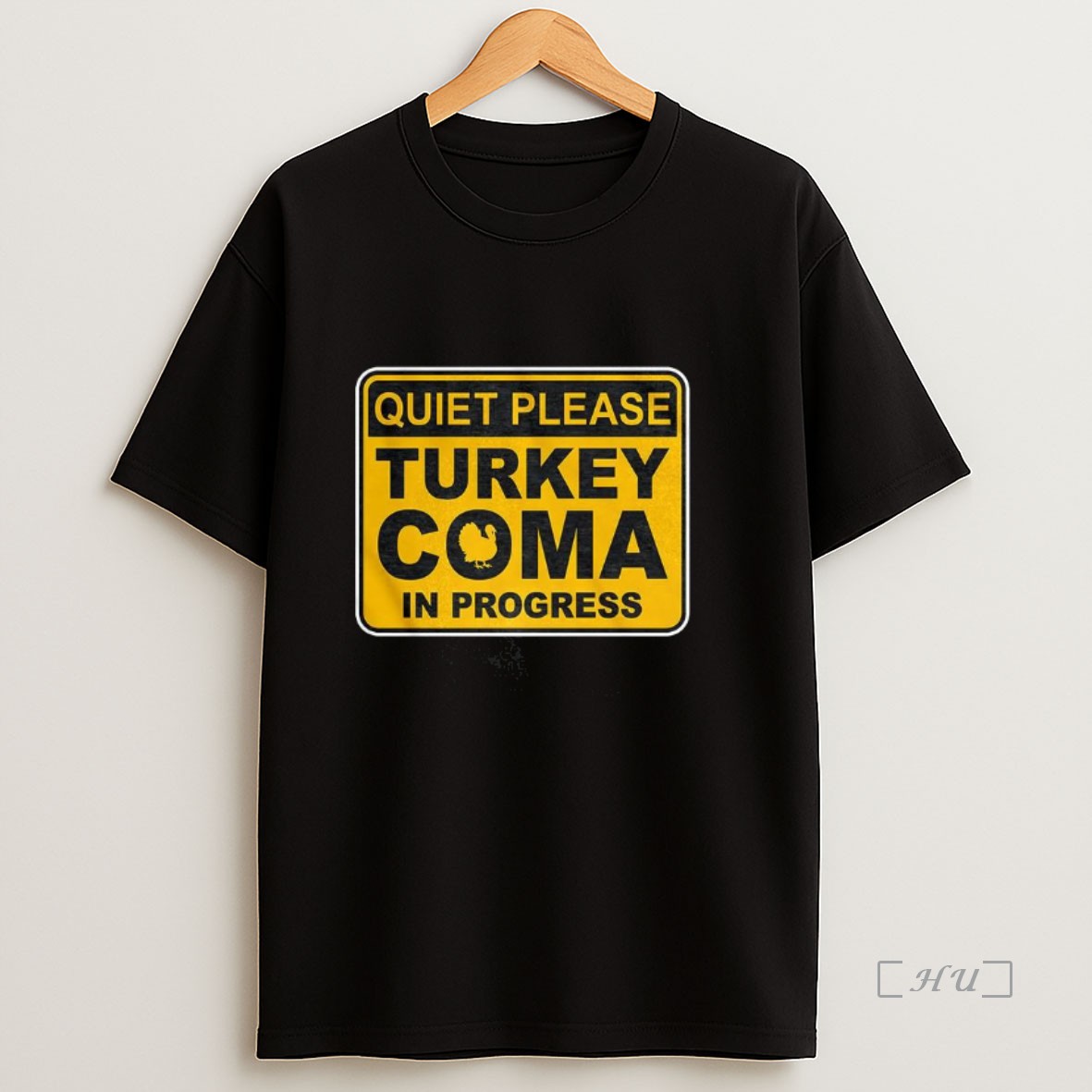 Officials Quiet Please Turkey Coma In Progress Sign Premium Shirt Sweatshirt Tee