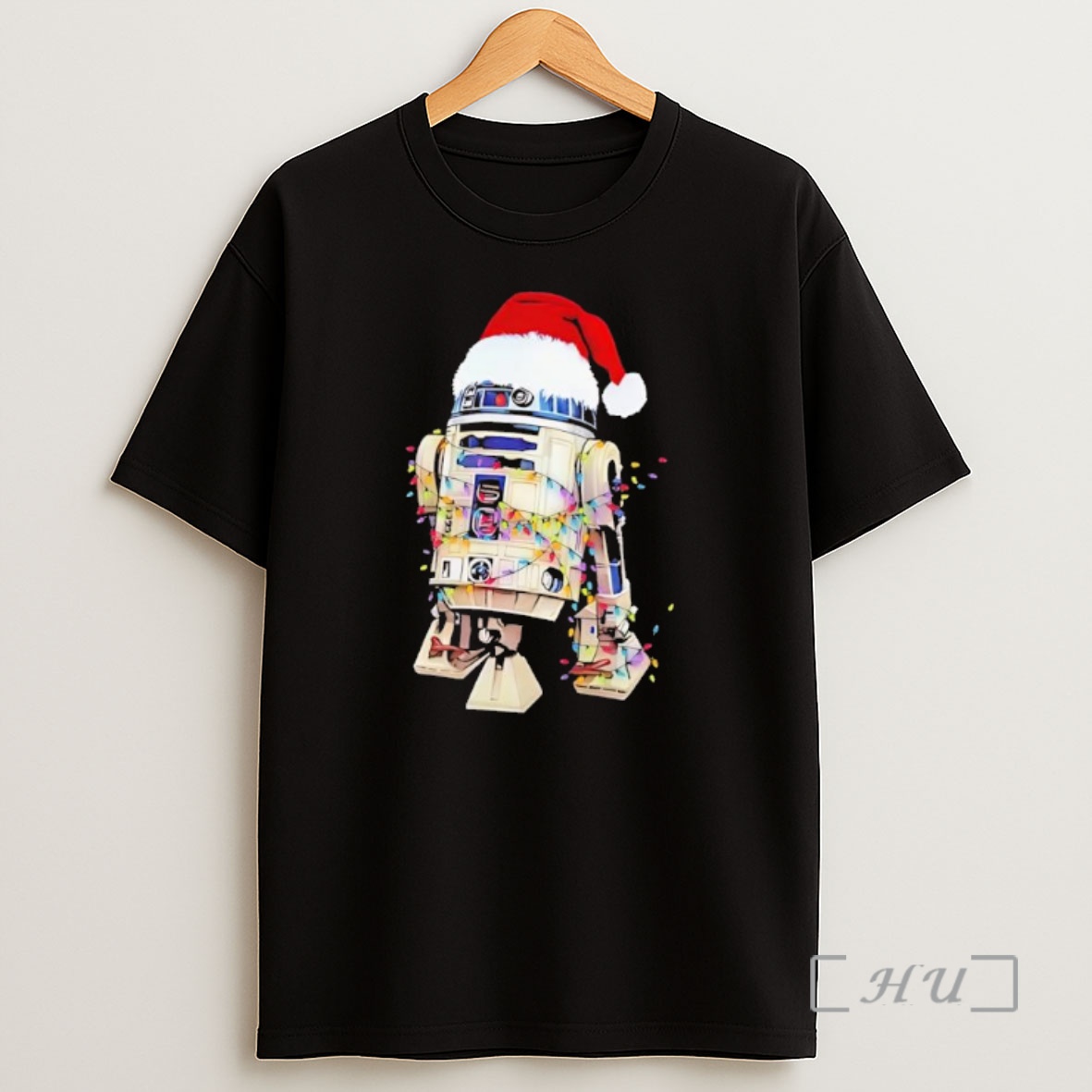 Officials R2 D2 Geeky Robot Santa Hat Christmas Premium Shirt Sweatshirt Tee
