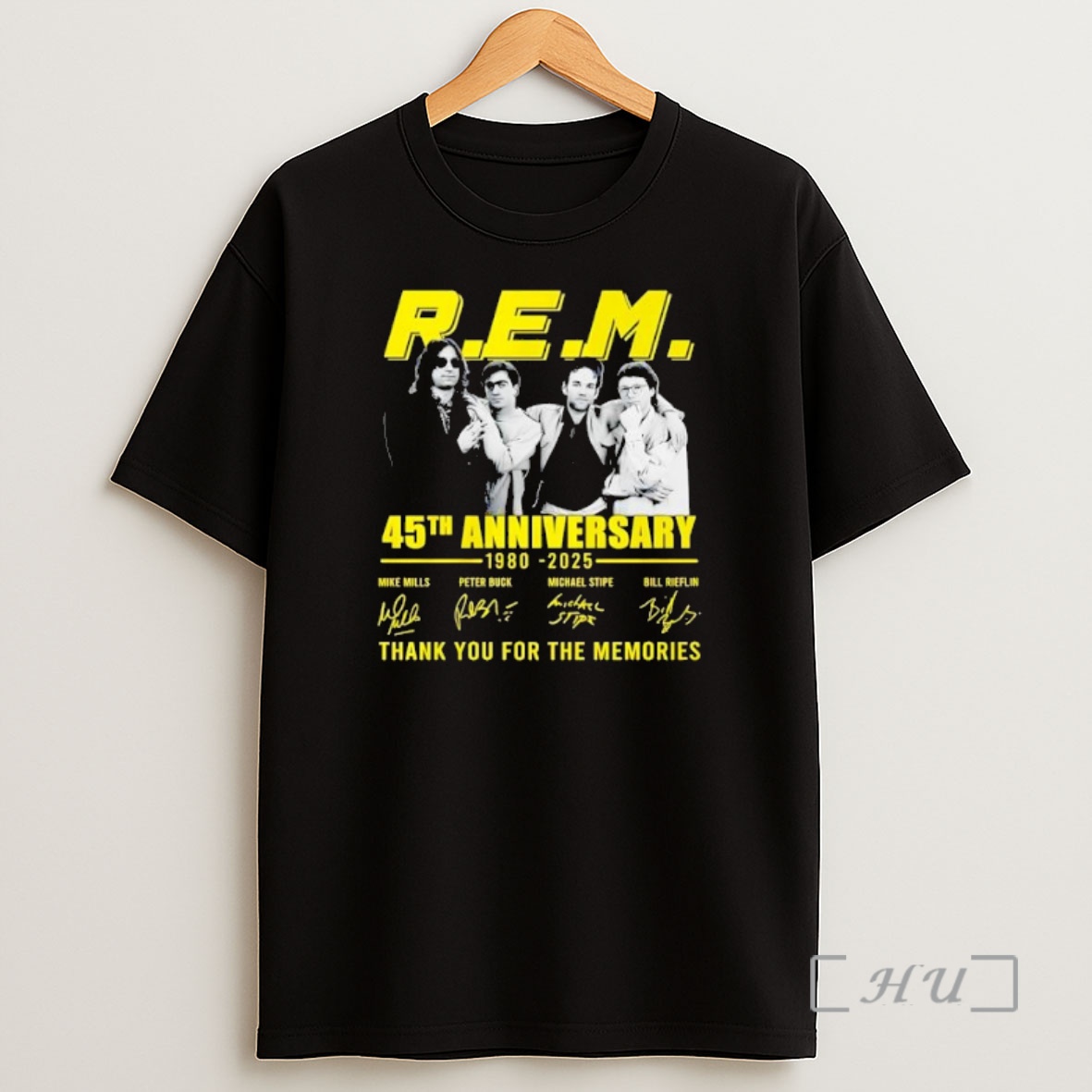 Officials Rem 45th Anniversary 1980 2025 Thank You For The Memories Premium Shirt Sweatshirt Tee