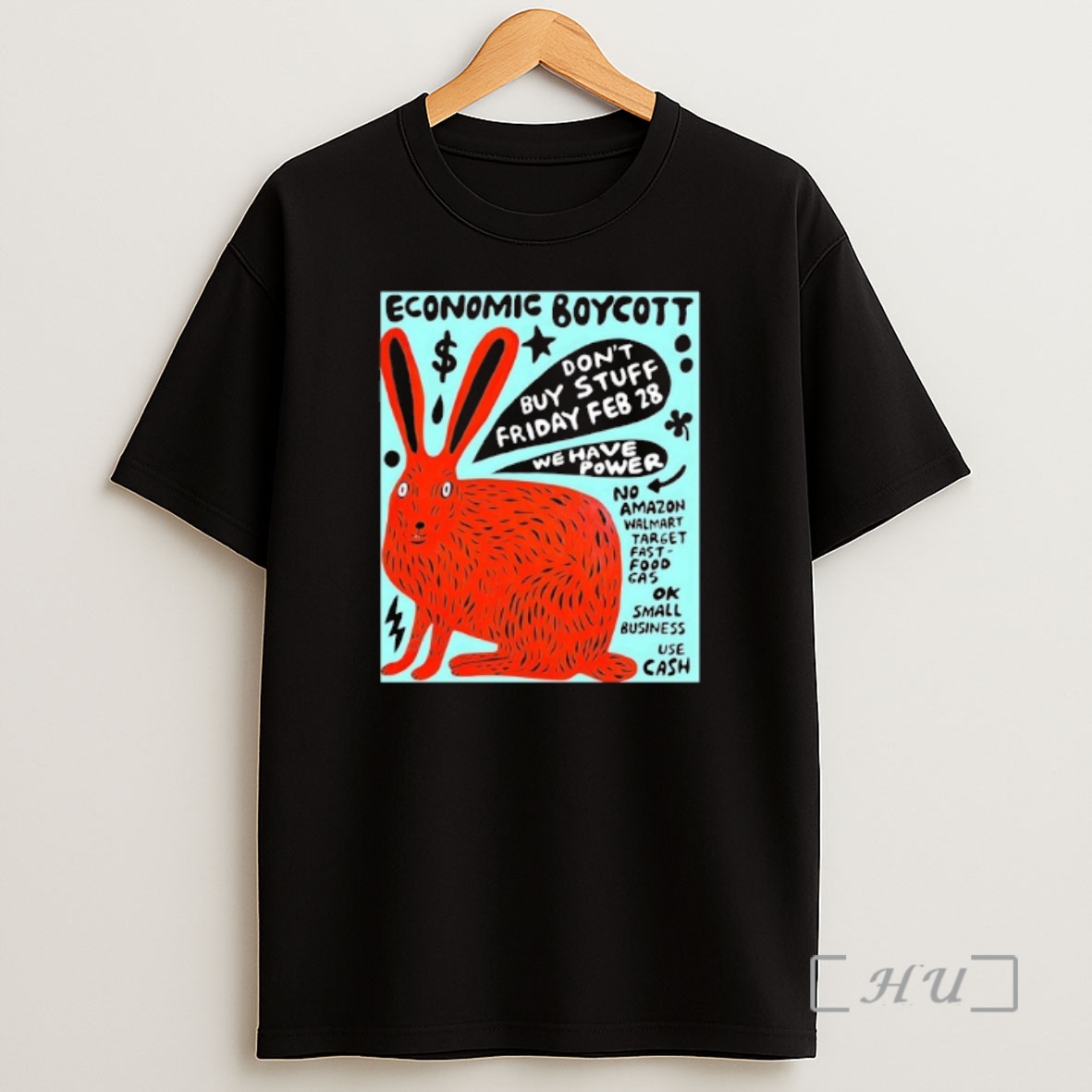 Officials Rabbit Economic Boycott Dont Buy Stuff Friday Feb 28 2025 Premium Shirt Sweatshirt Tee