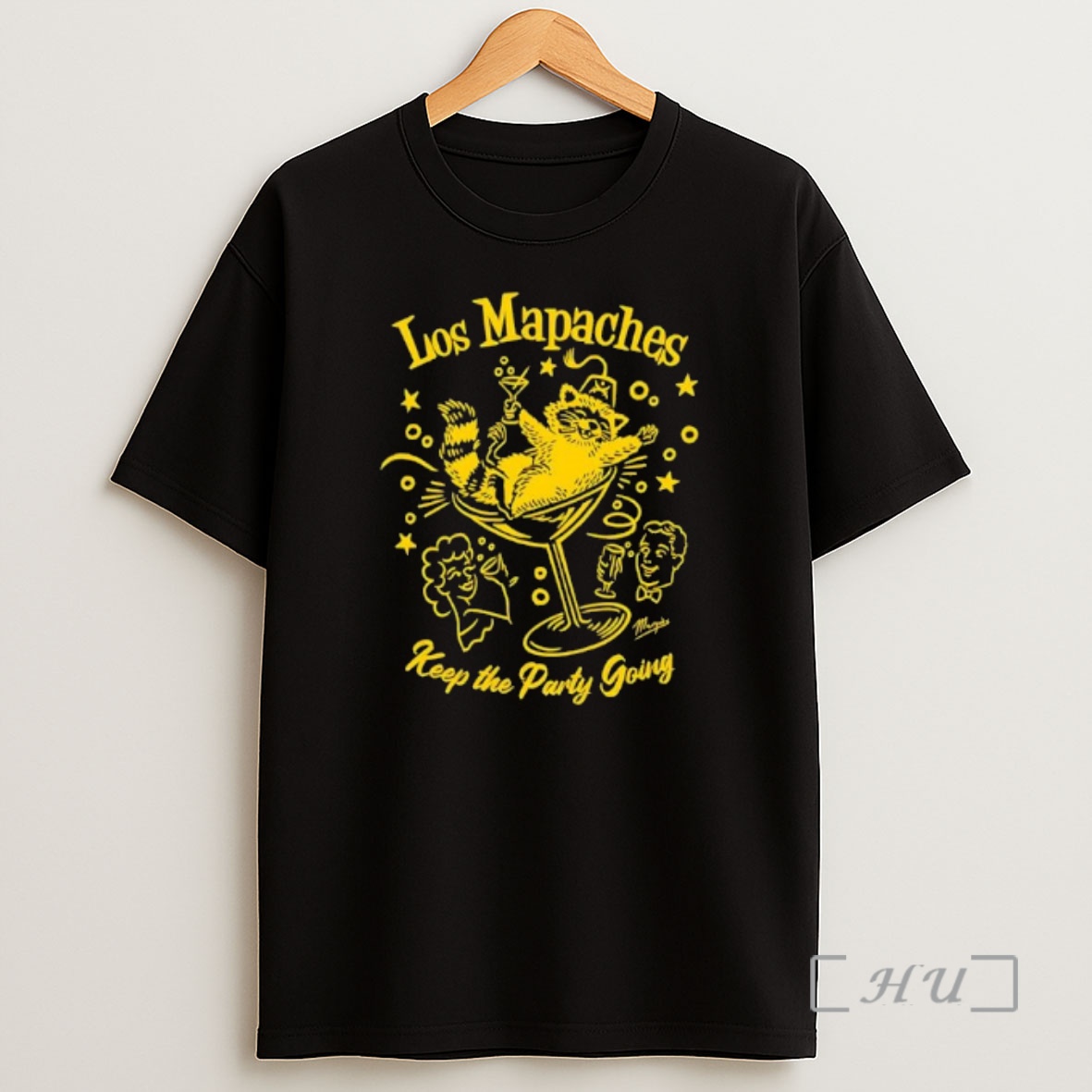 Officials Raccoon Los Mapaches Marques Keep The Party Going Premium Shirt Sweatshirt Tee