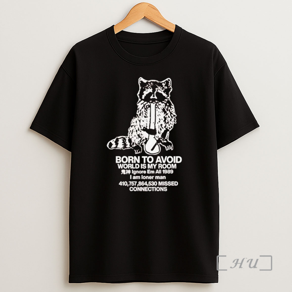 Officials Raccoon Born To Avoid World Is My Room Premium Shirt Sweatshirt Tee