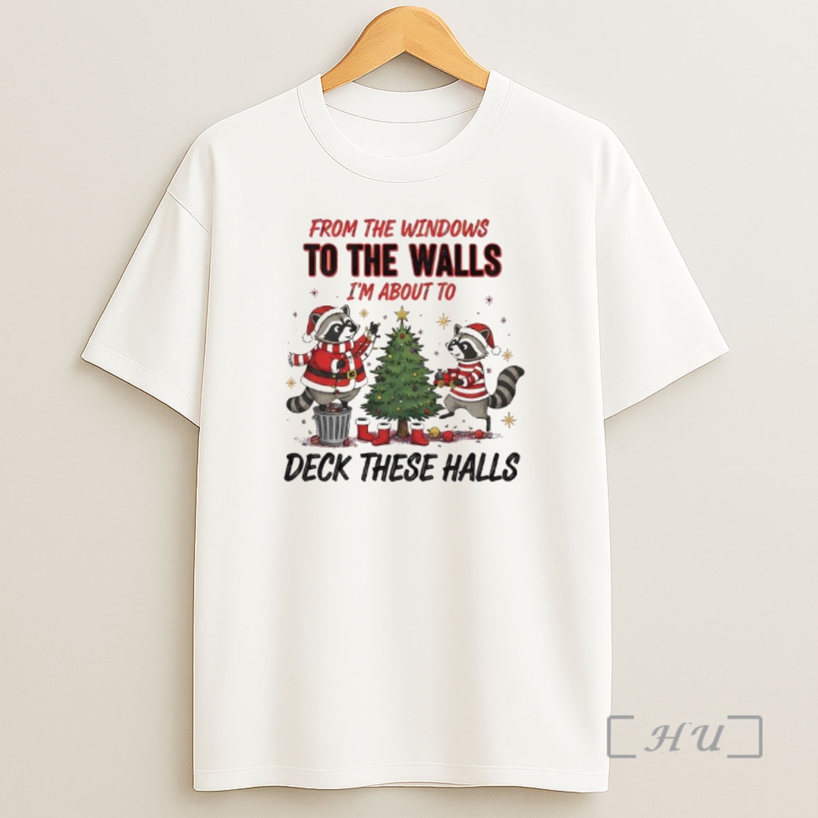 Officials Raccoon From The Windows To The Walls Christmas Premium Shirt Sweatshirt Tee