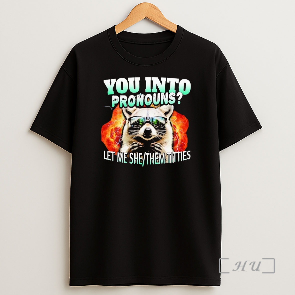Officials Raccoon You Into Pronouns Let Me She Them Titties Premium Shirt Sweatshirt Tee